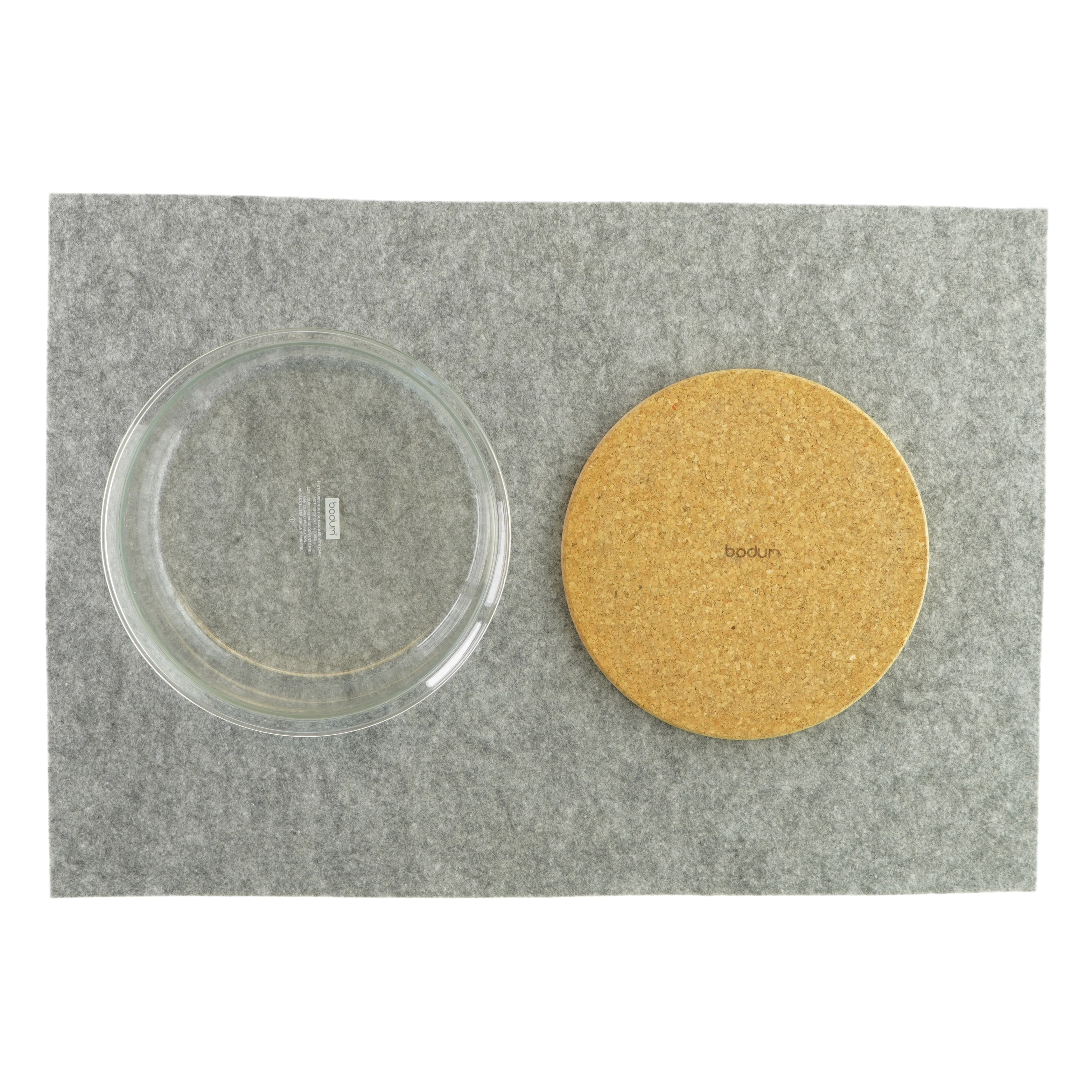 Glasskål med kork låg fra Bodum