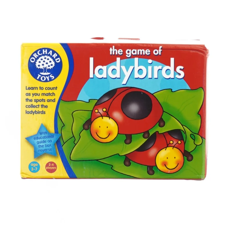 The game of lady birds (Brætspil) fra Orchid Toys (str. 20 x 14 cm)