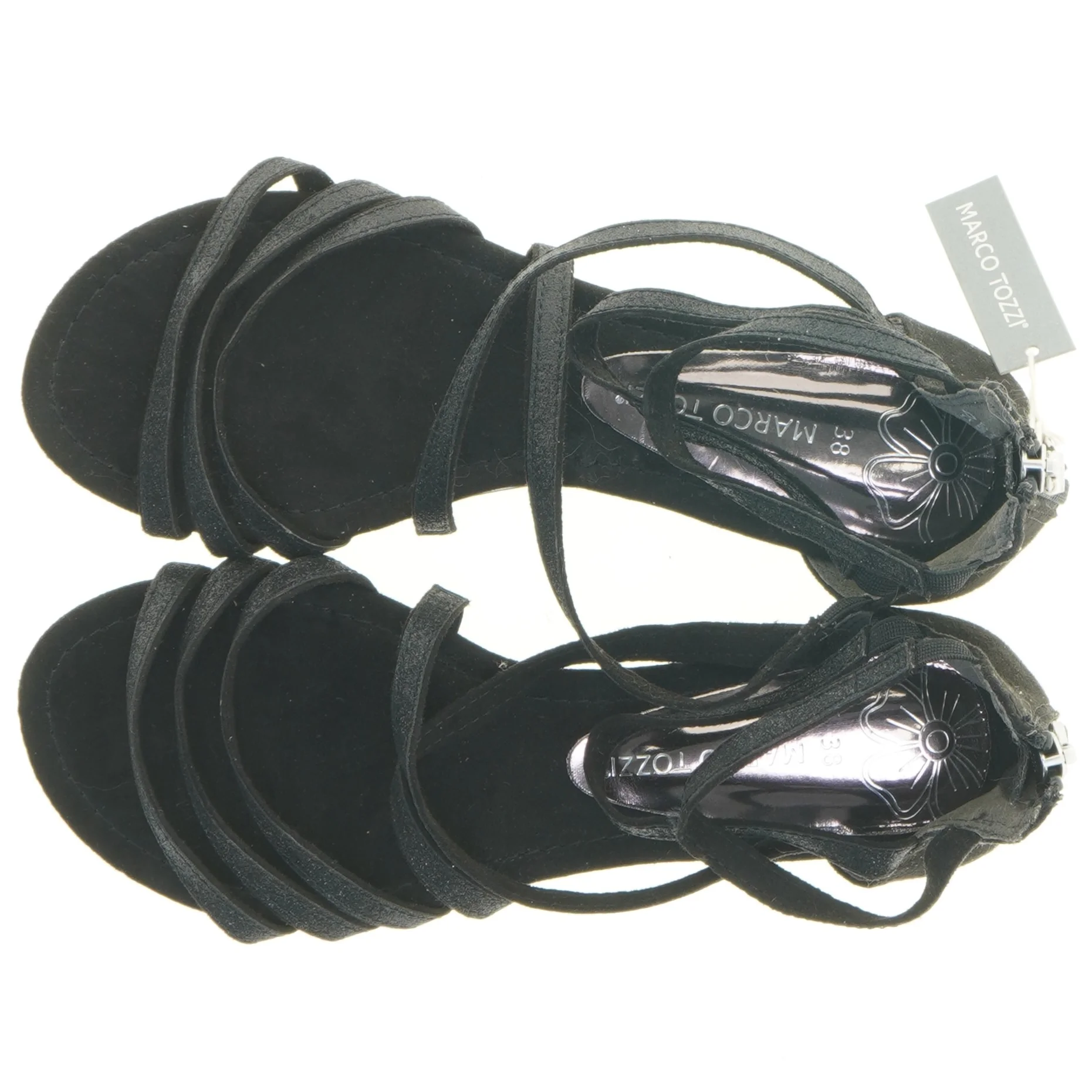 Sorte sandaler fra Marco Tozzi (str. 38)