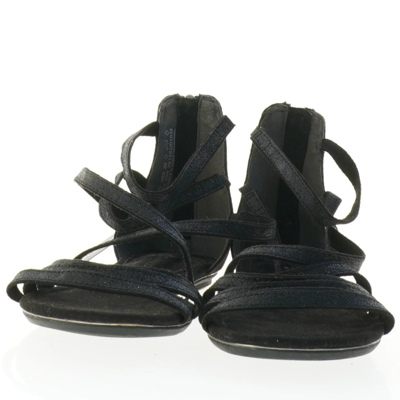 Sorte sandaler fra Marco Tozzi (str. 38)