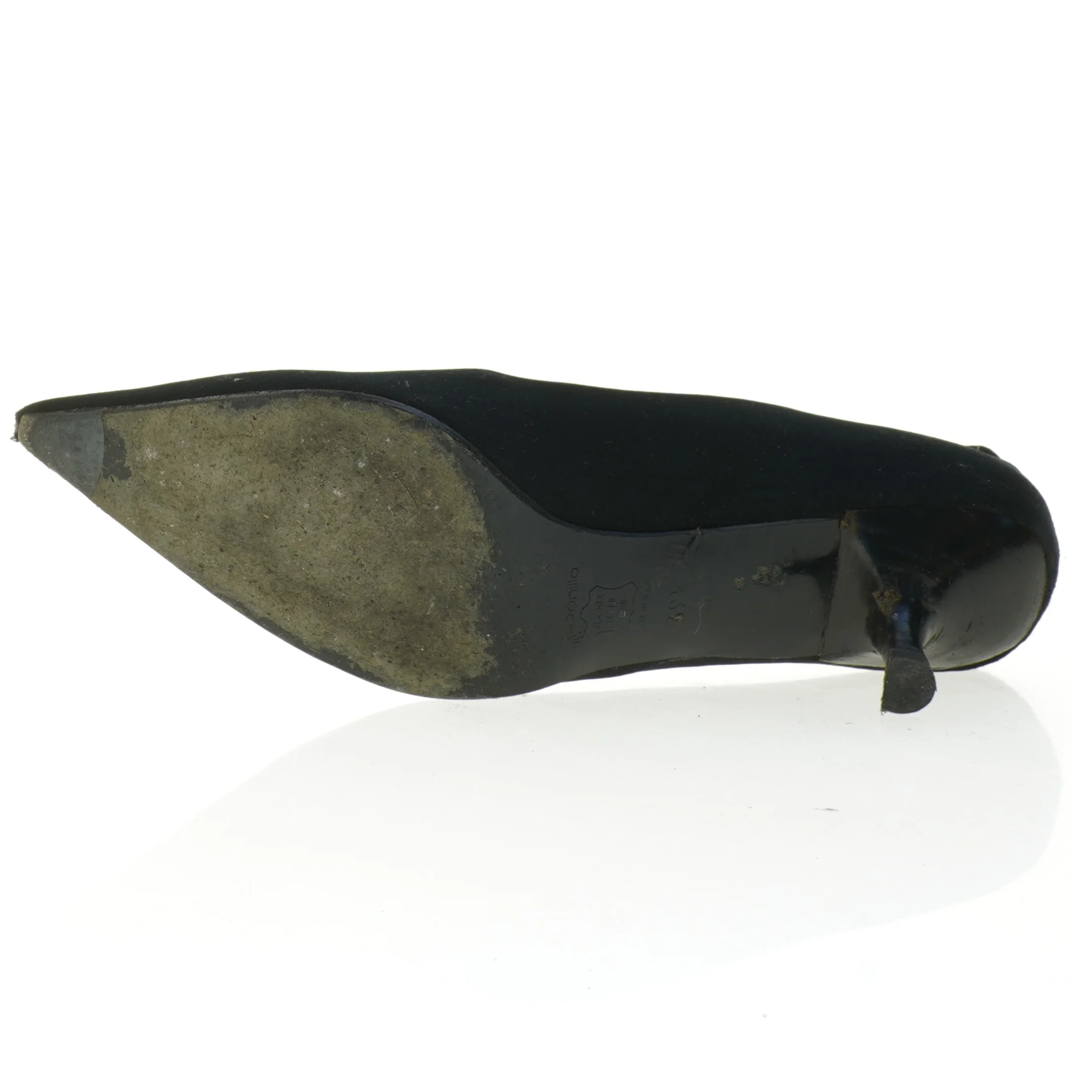 Sorte spidse stiletter fra Ana Bonilla (str. 39 komma 5)