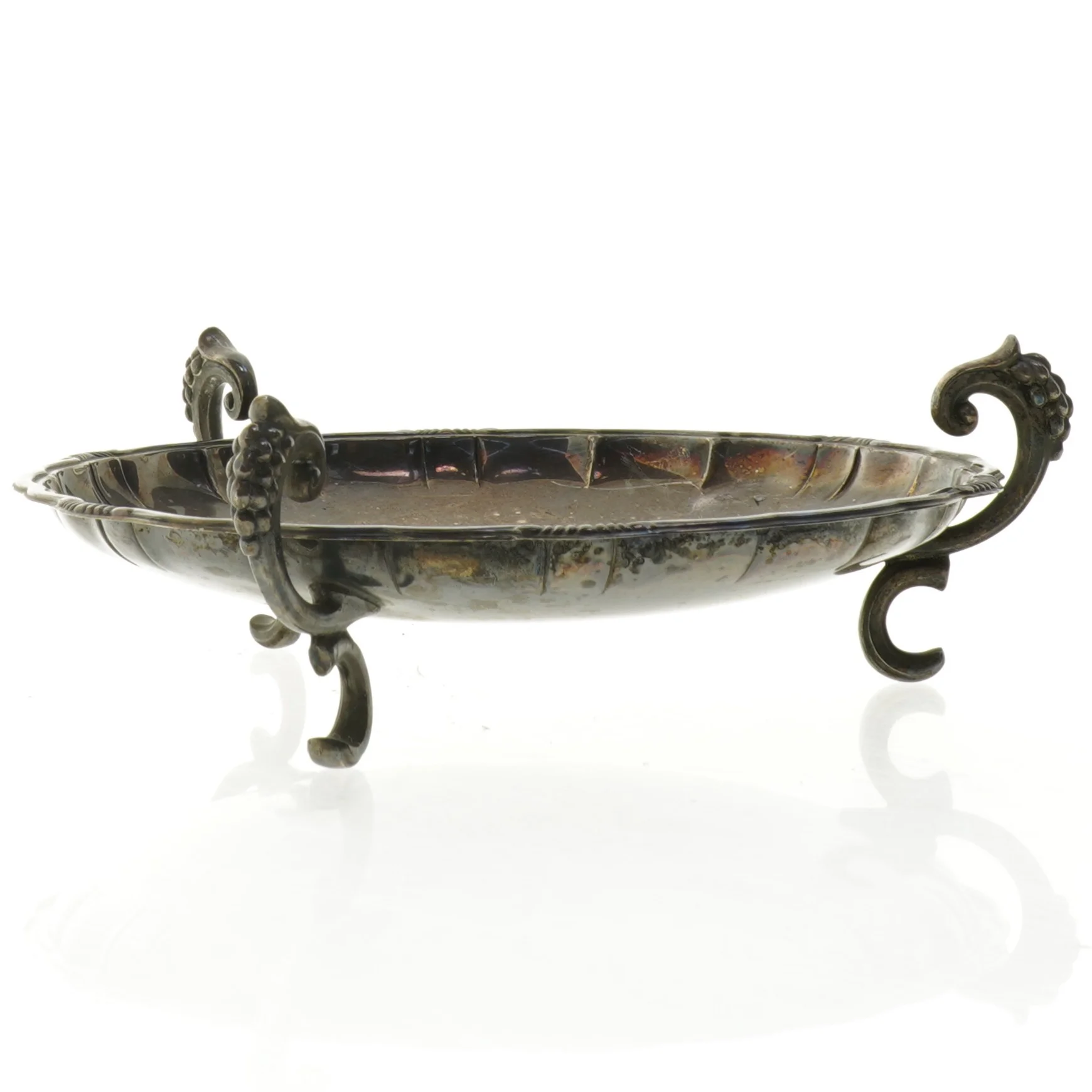 Sølvfad (str. 26 x 6 cm tak)