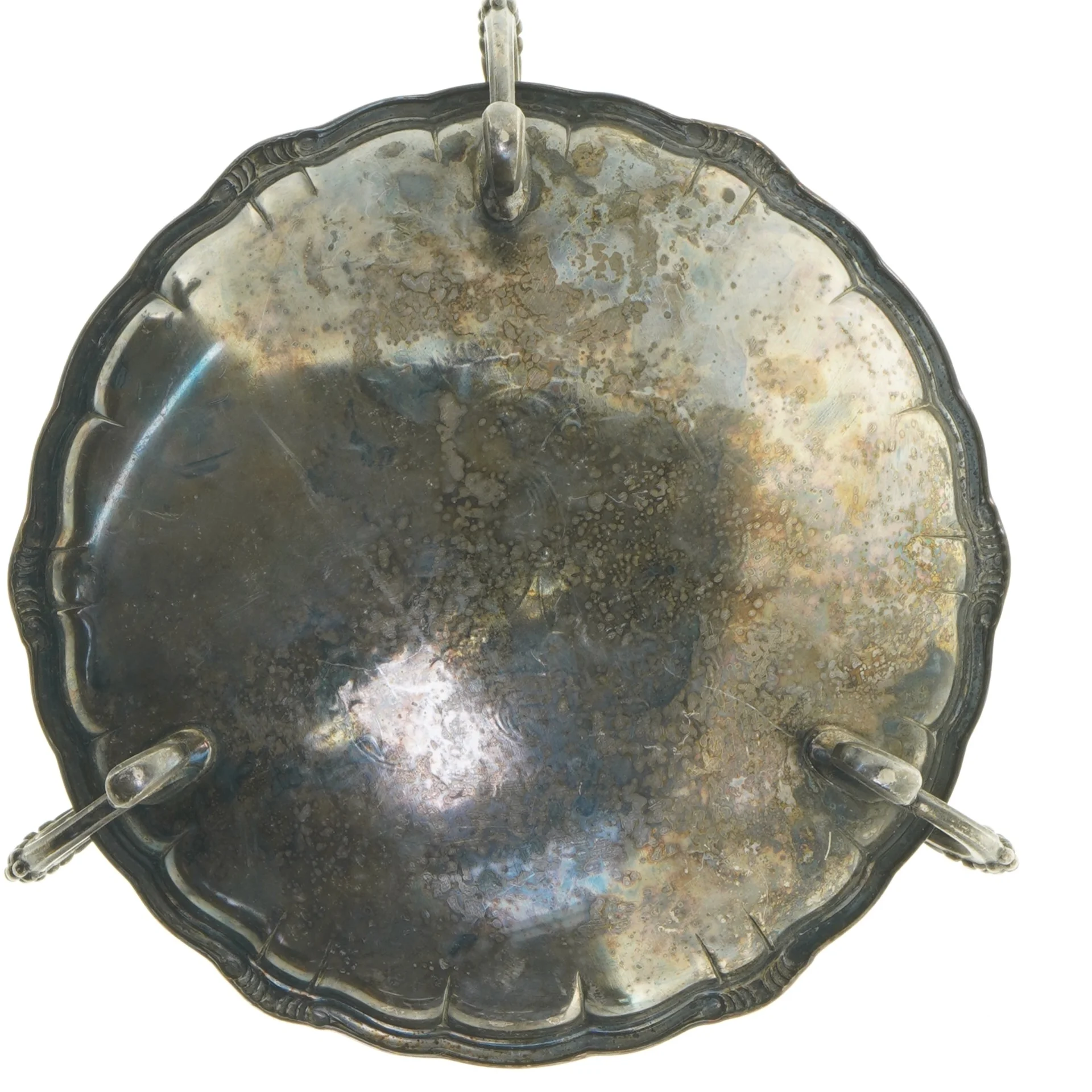 Sølvfad (str. 26 x 6 cm tak)