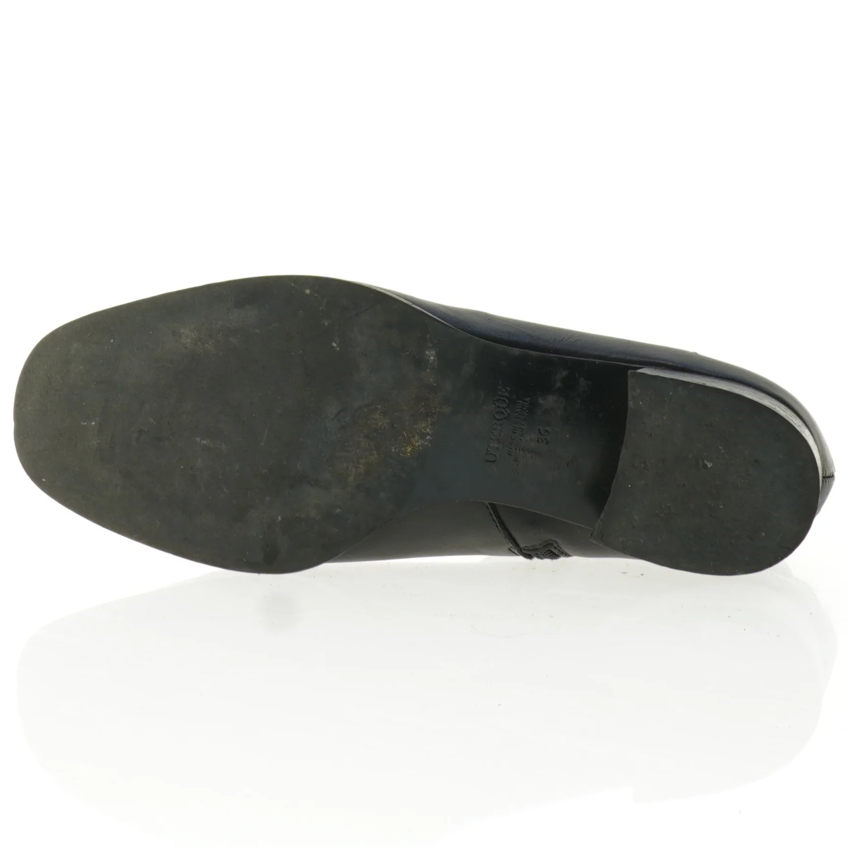 Sorte læderstøvler (str. 36)