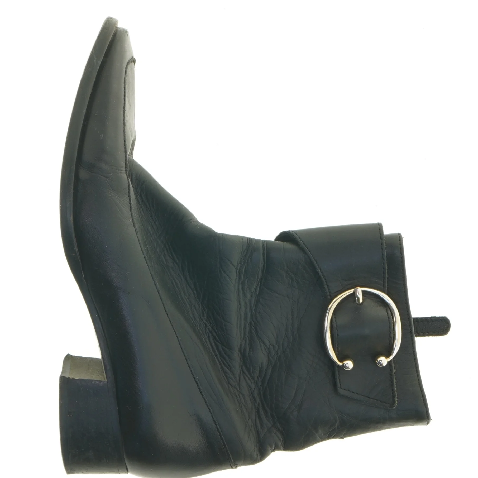 Sorte læderstøvler (str. 36)