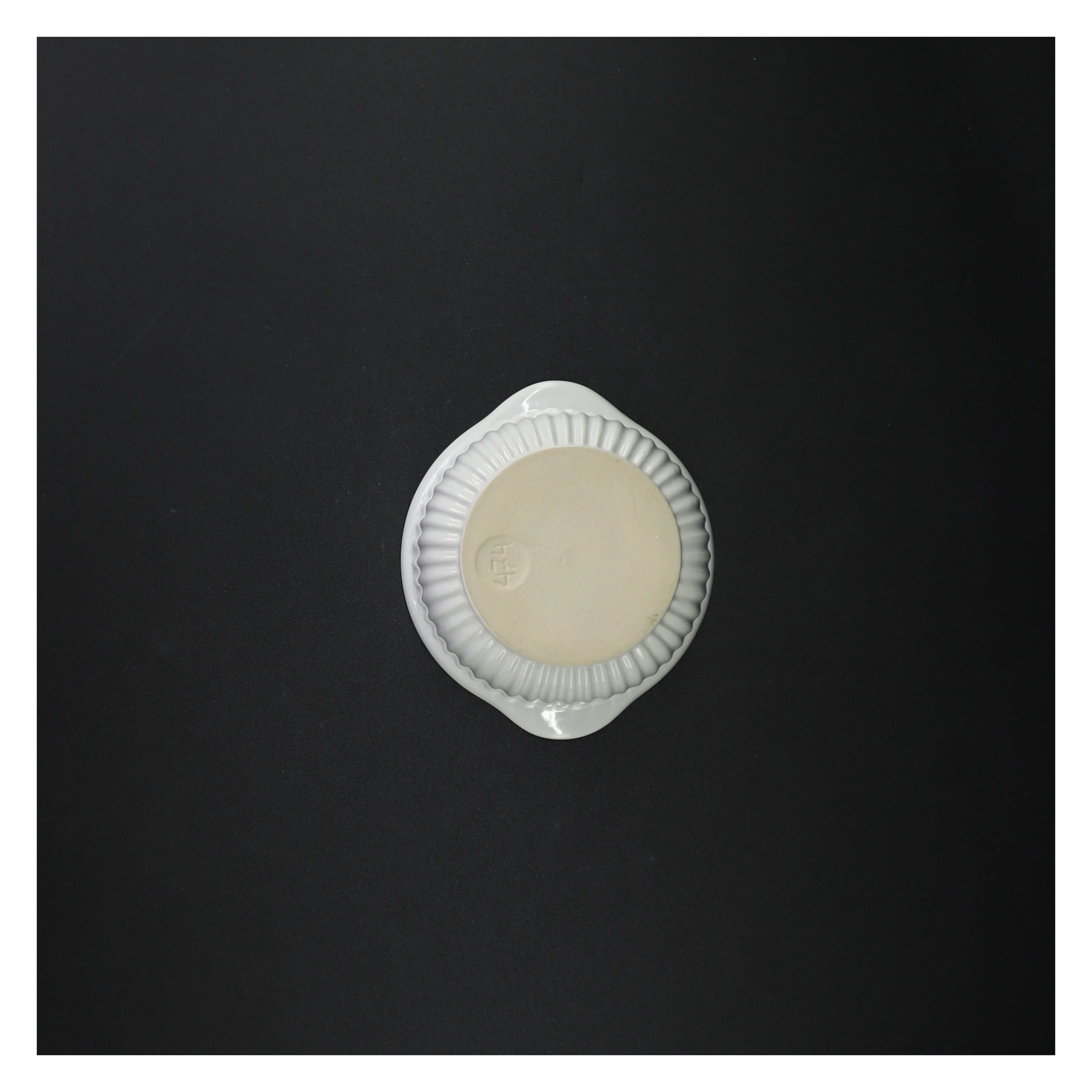 Hvid porcelæns skål (str. 14 x 12 cm)