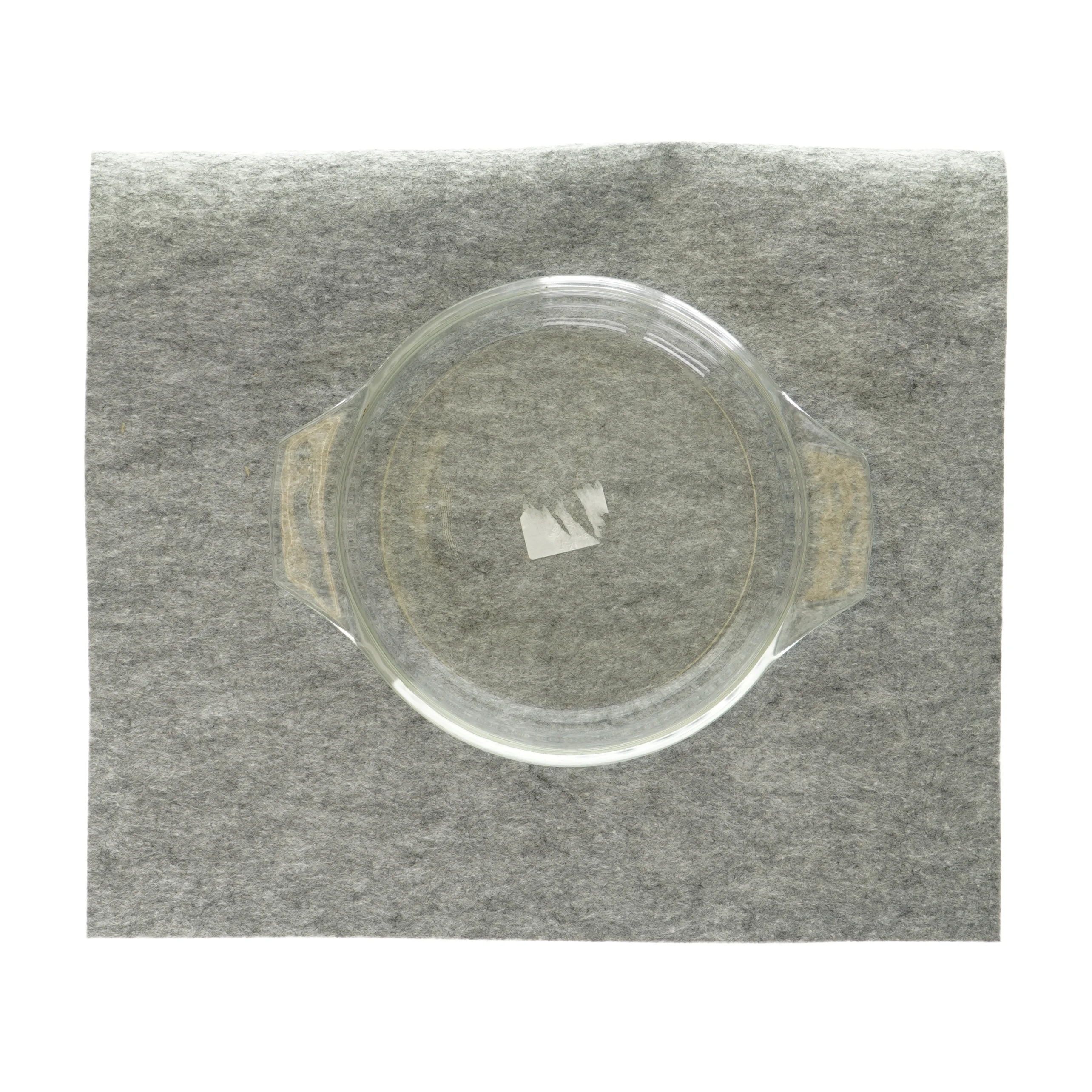 Glasfad med håndtag 