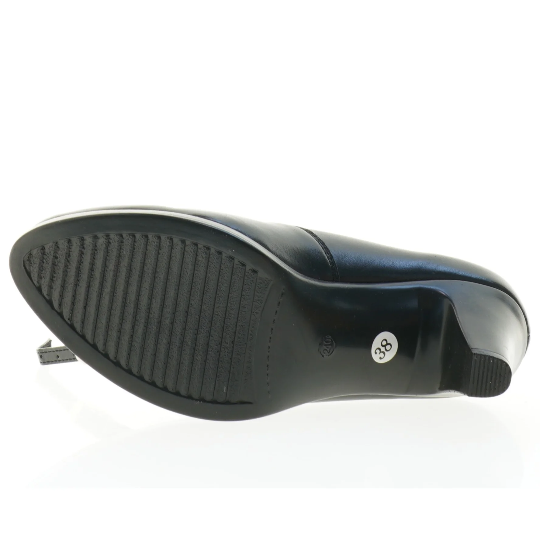 Sorte dame mary jane sko med hæl (str. 38)