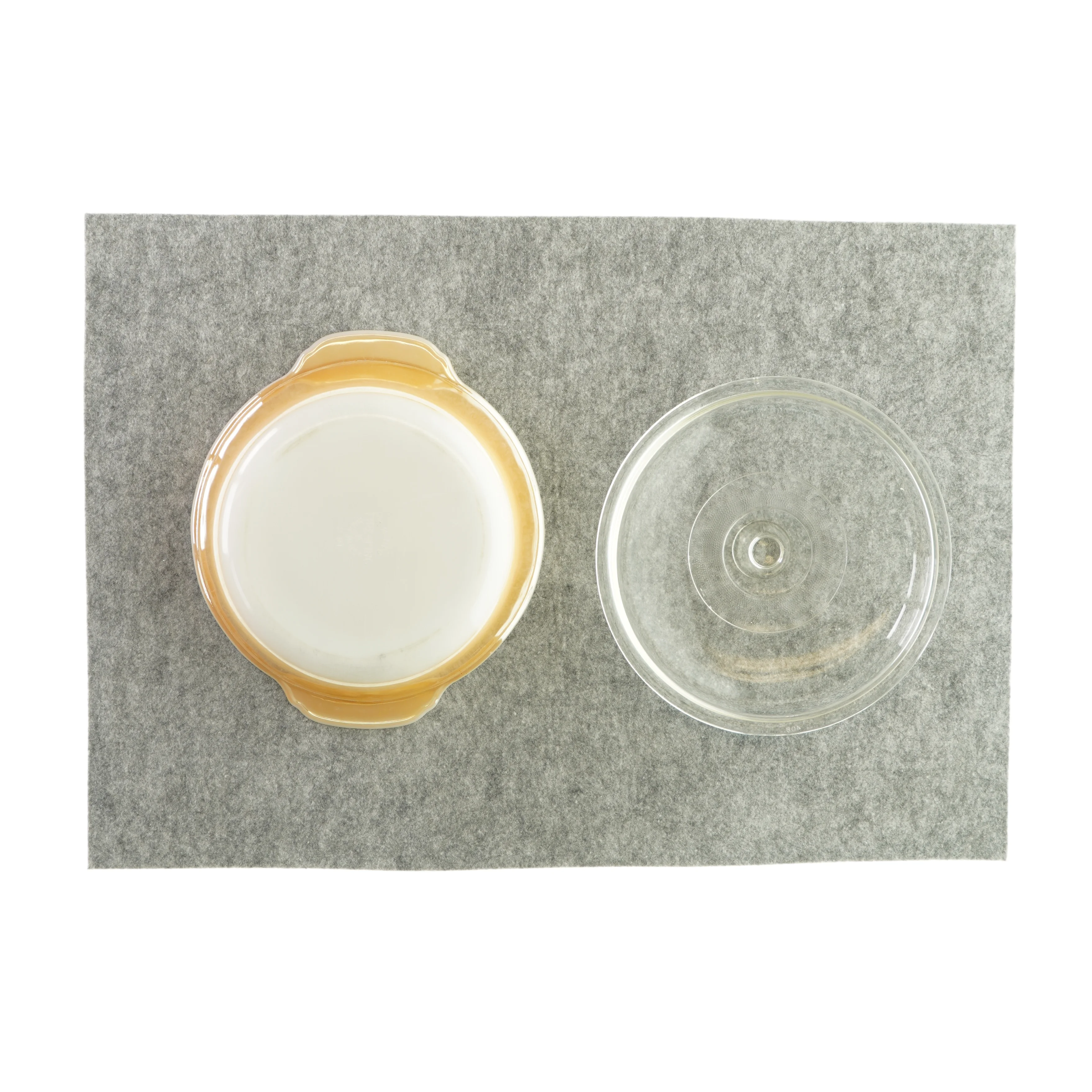 Glasskål med låg fra Fire King