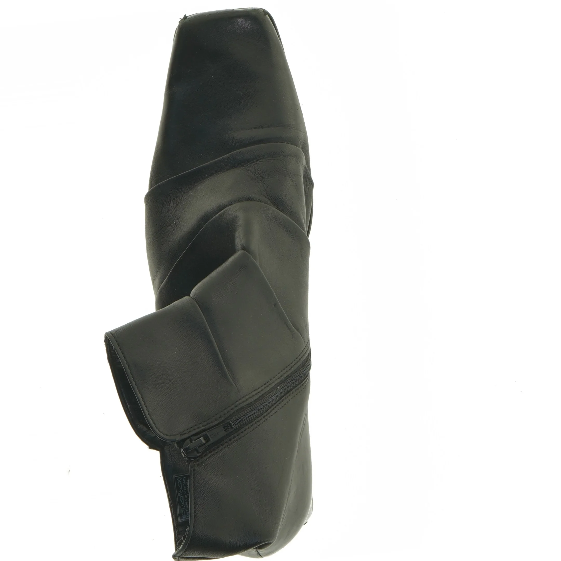 Sorte ankelstøvler i læder (str. 9)