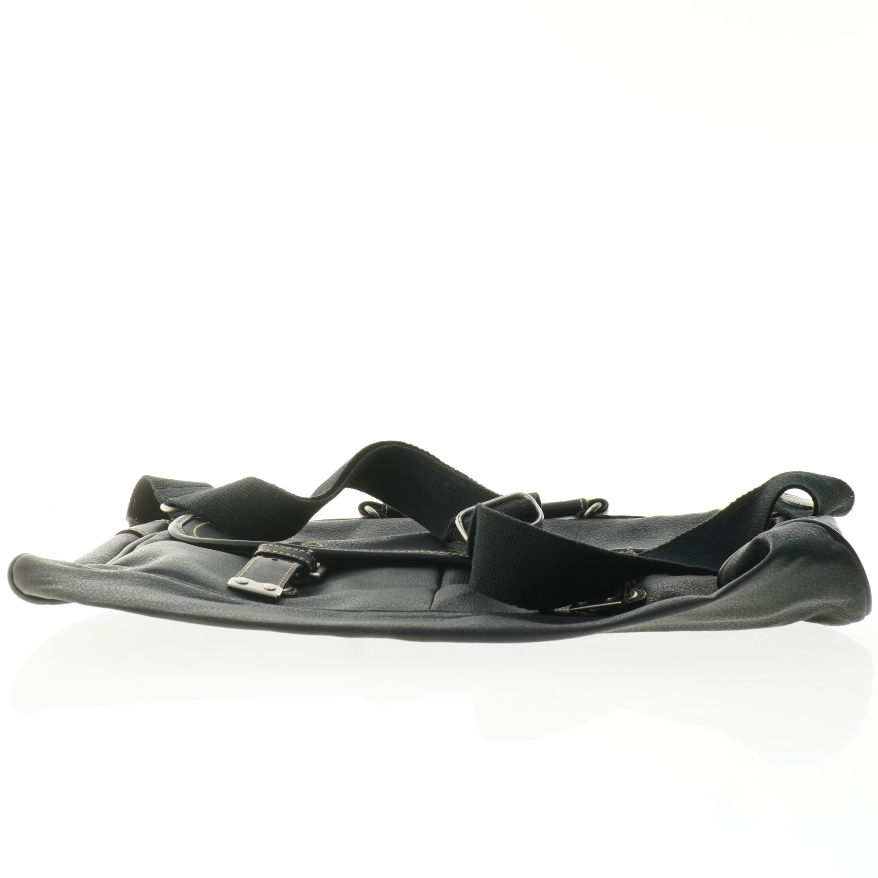 Sort skuldertaske (str. 40 x 34 cm)