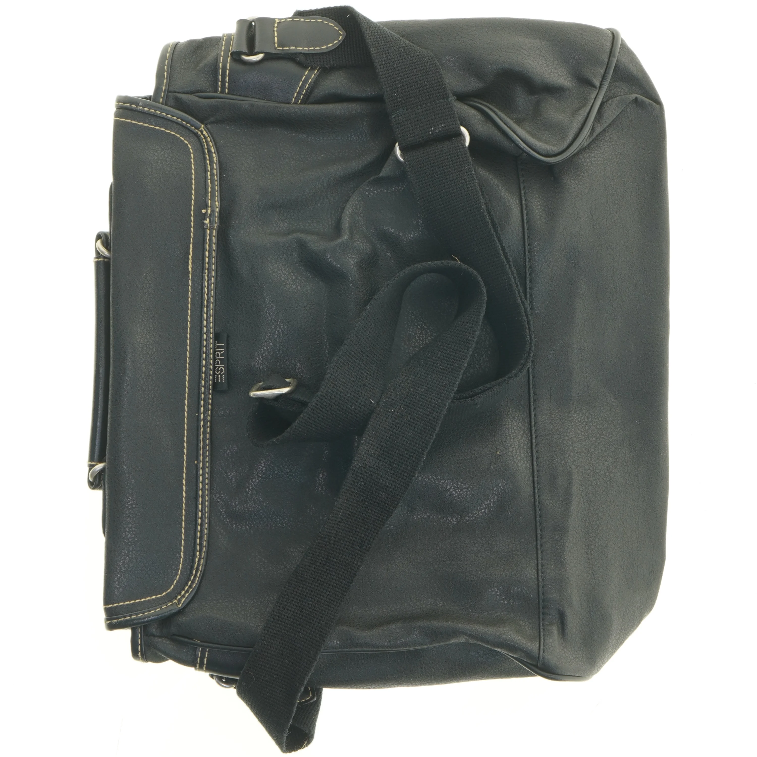 Sort skuldertaske (str. 40 x 34 cm)