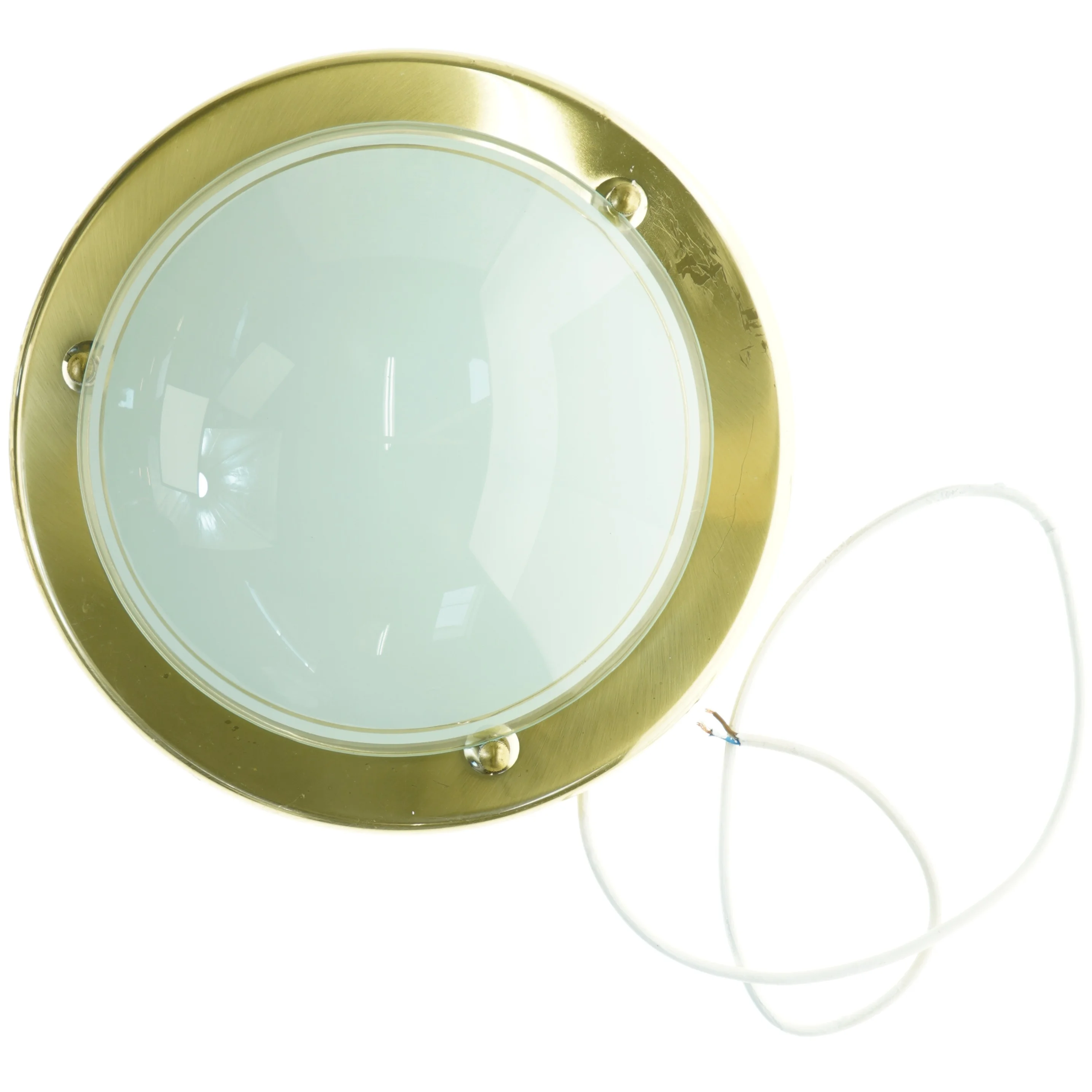 Messing loftlampe (str. 31 x 31 cm)