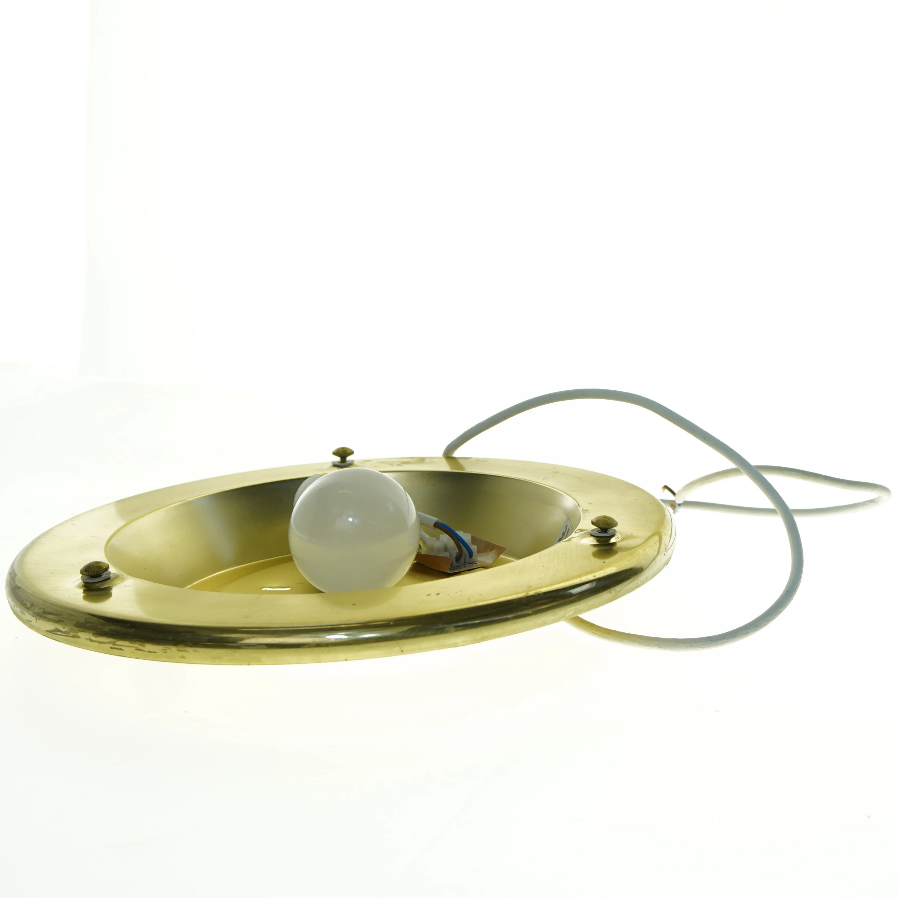 Messing loftlampe (str. 31 x 31 cm)