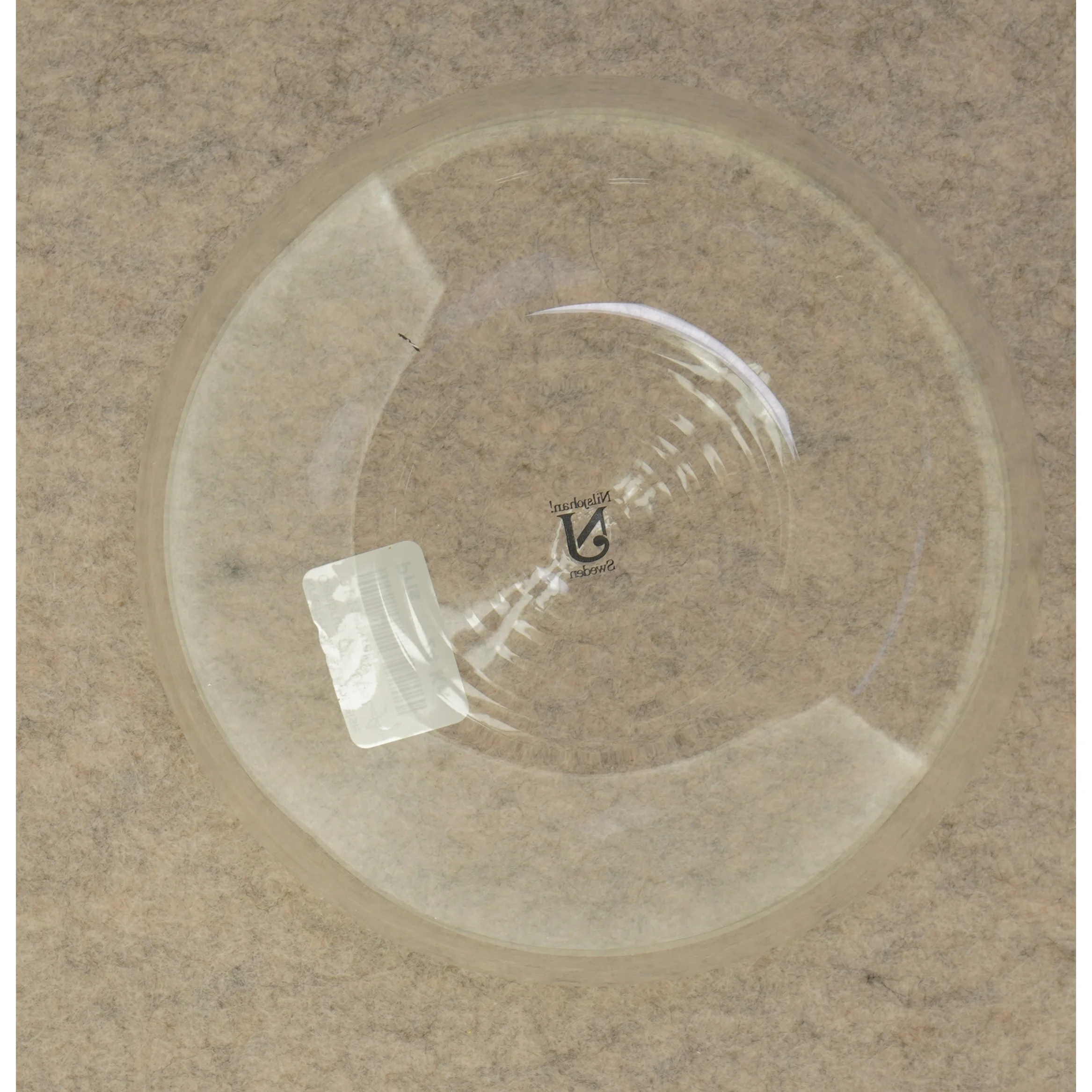 Glasskål fra Nils Johan (str. 19 x 9 cm)