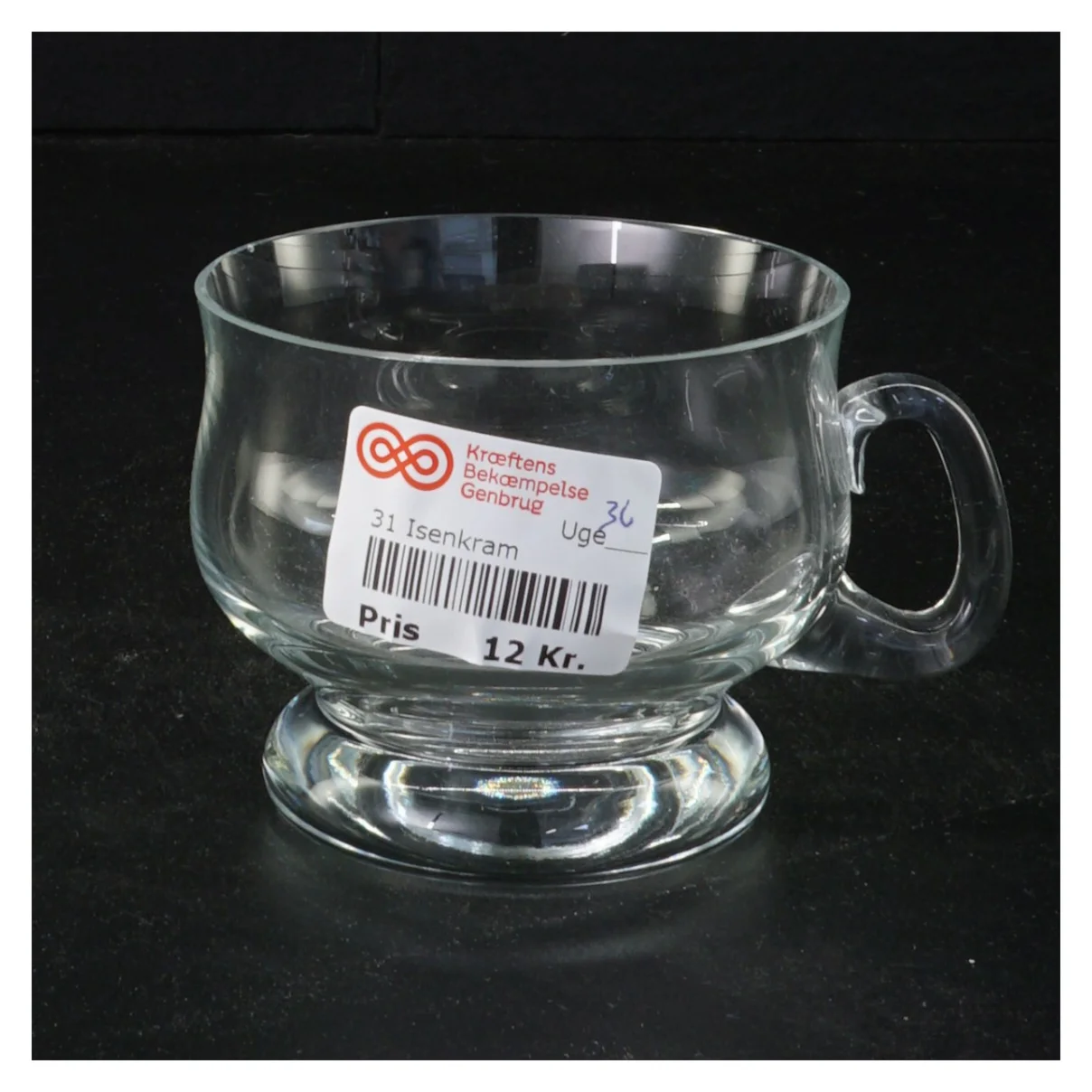 Glas tekop (str. 7 x 8 cm)