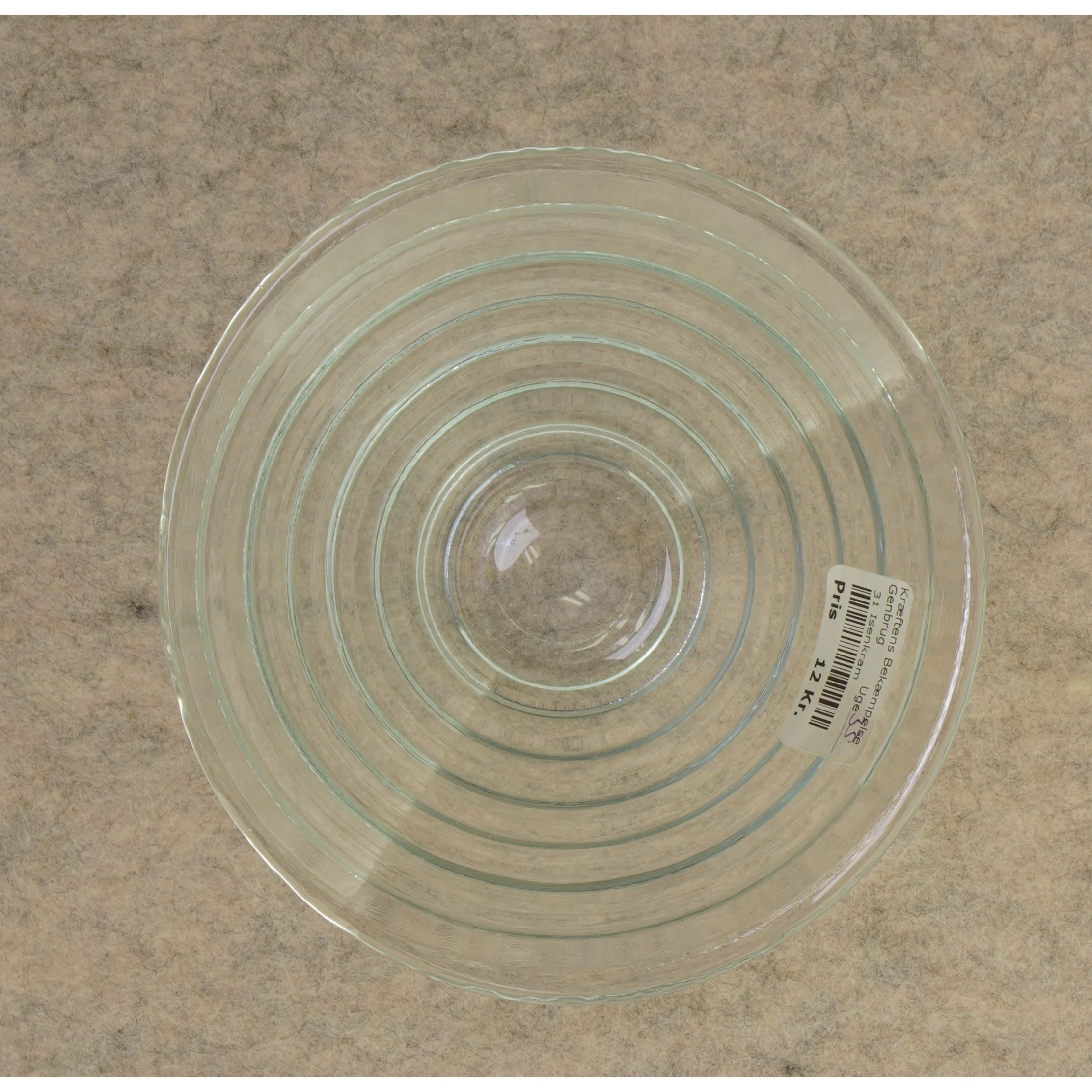 Glasskål (str. 17 x 7 cm)