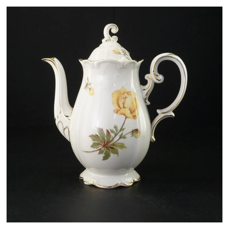 Porcelænsteapot med blomstermotiv fra Antoinette (str. 25 x 20 cm)