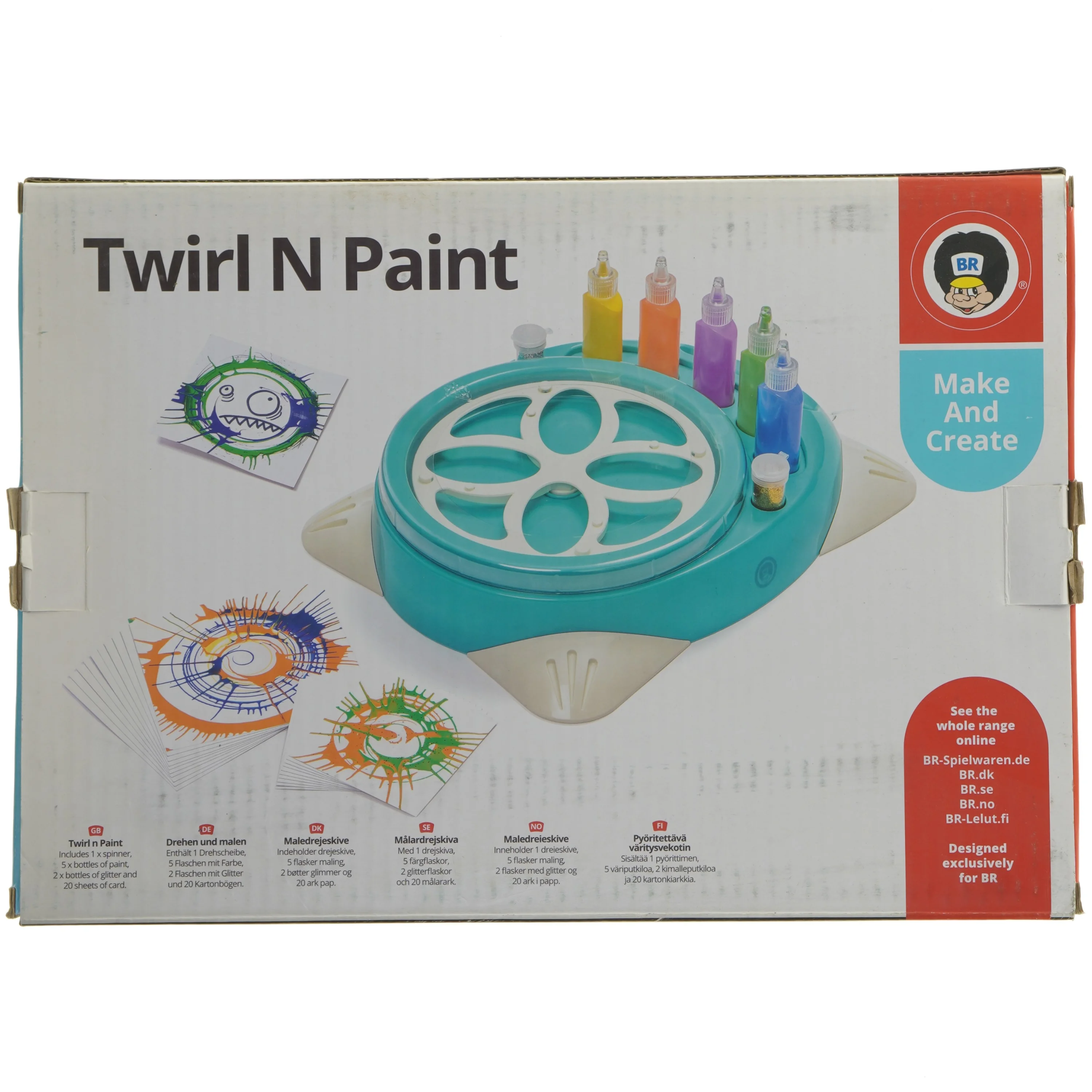 Twirl N Paint sæt fra Br (str. 30x24 cm)