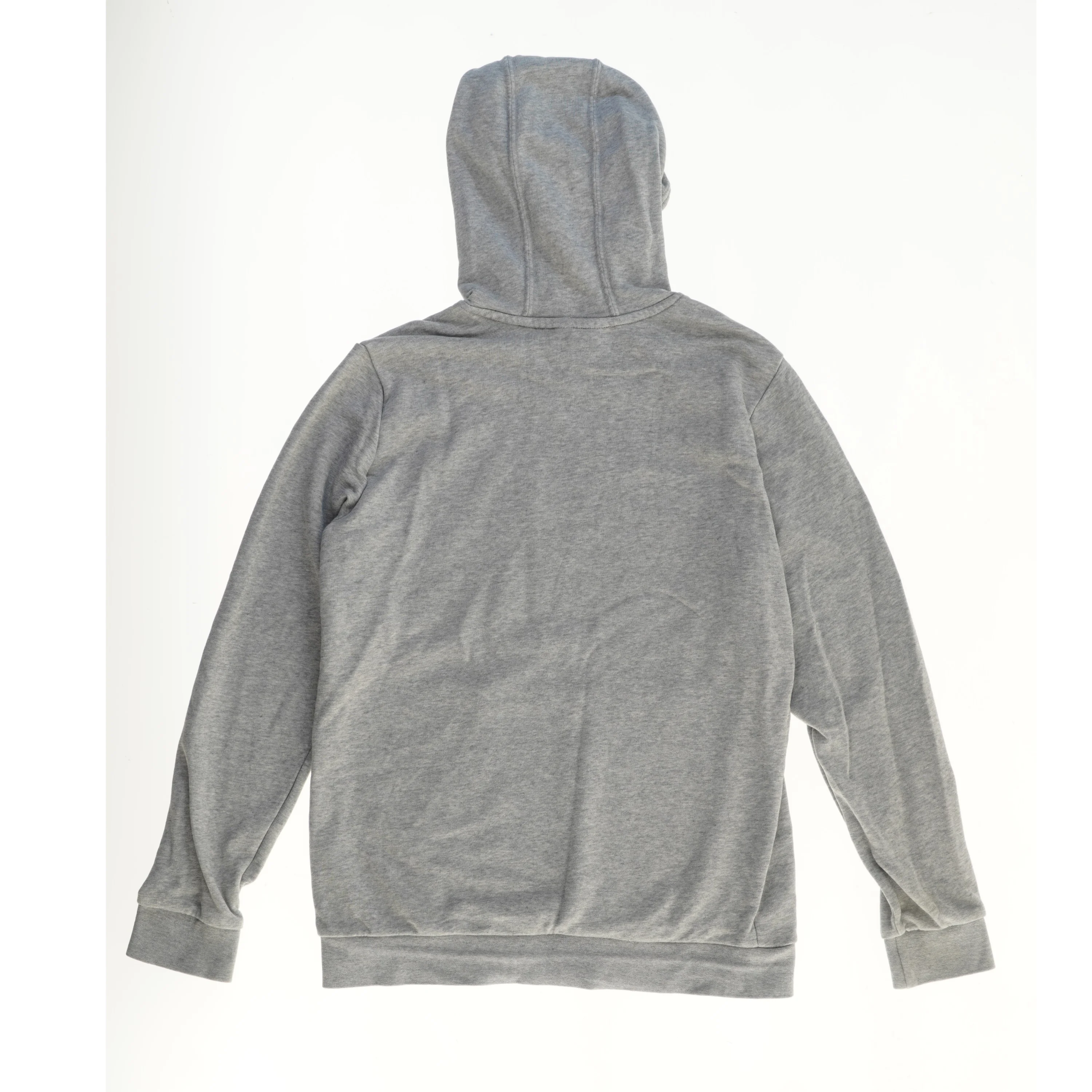 Grå hættetrøje med logo fra Adidas (str. 158)