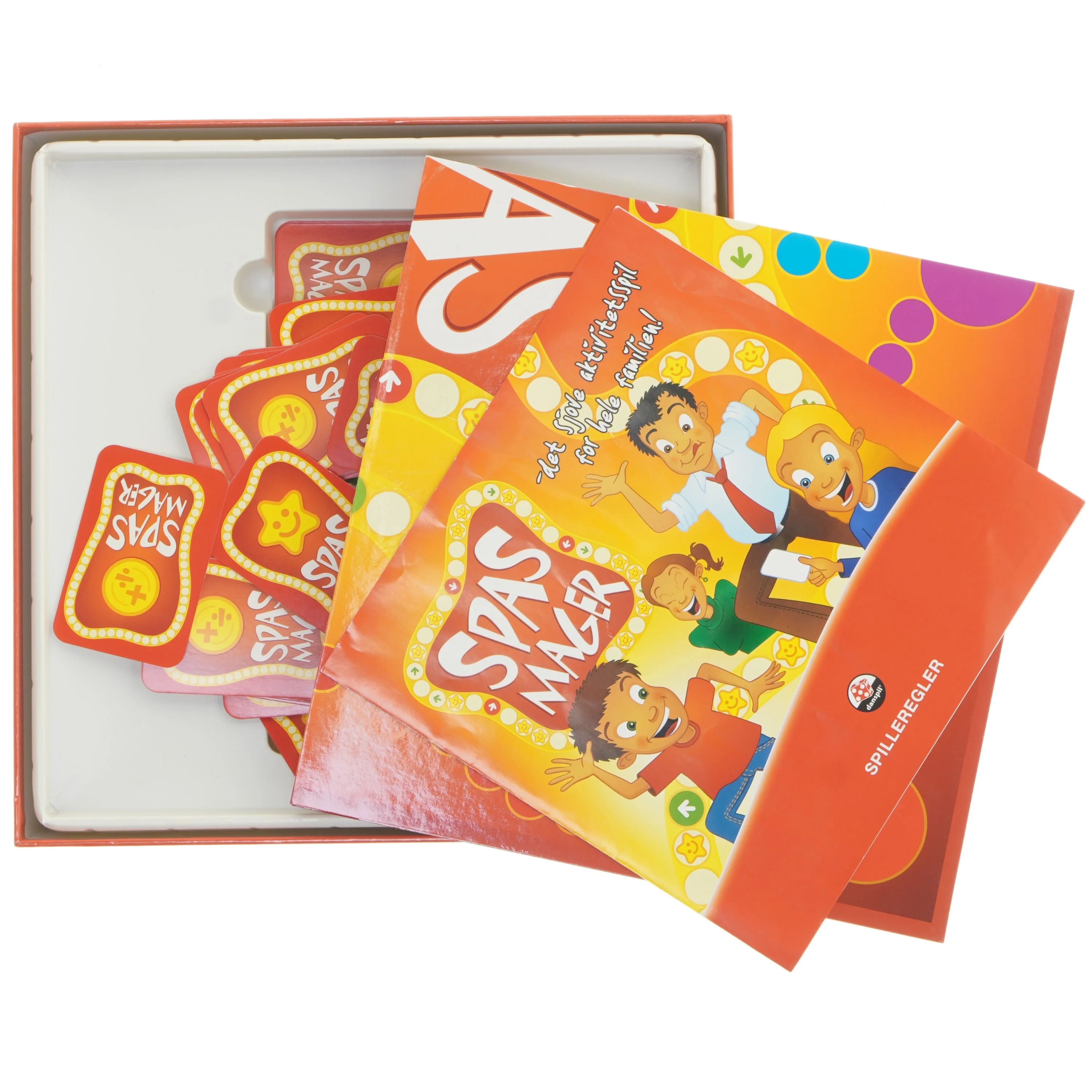 Spasmager brætspil fra Danspil (str. 27x27 cm)