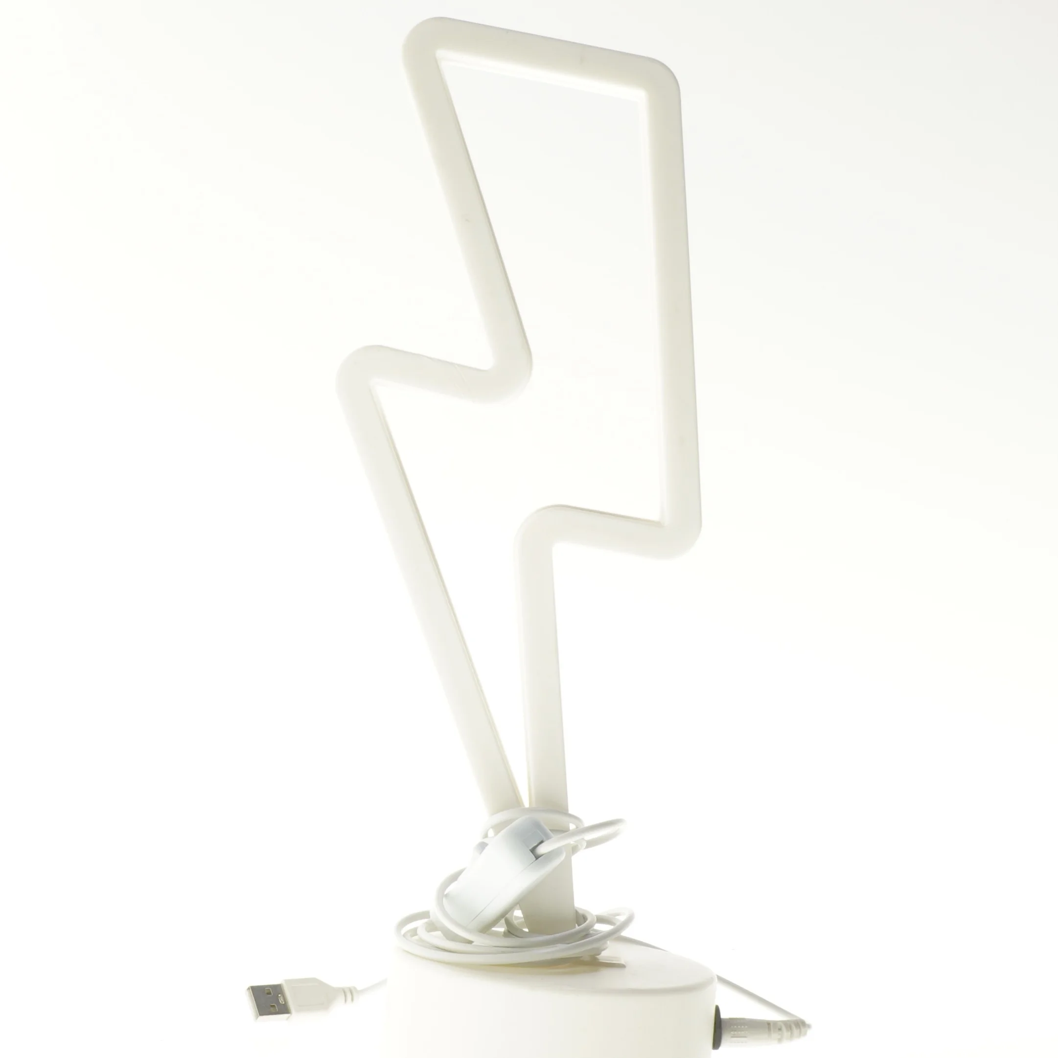 Lynformet bordlampe fra Legami (str. 32 cm)