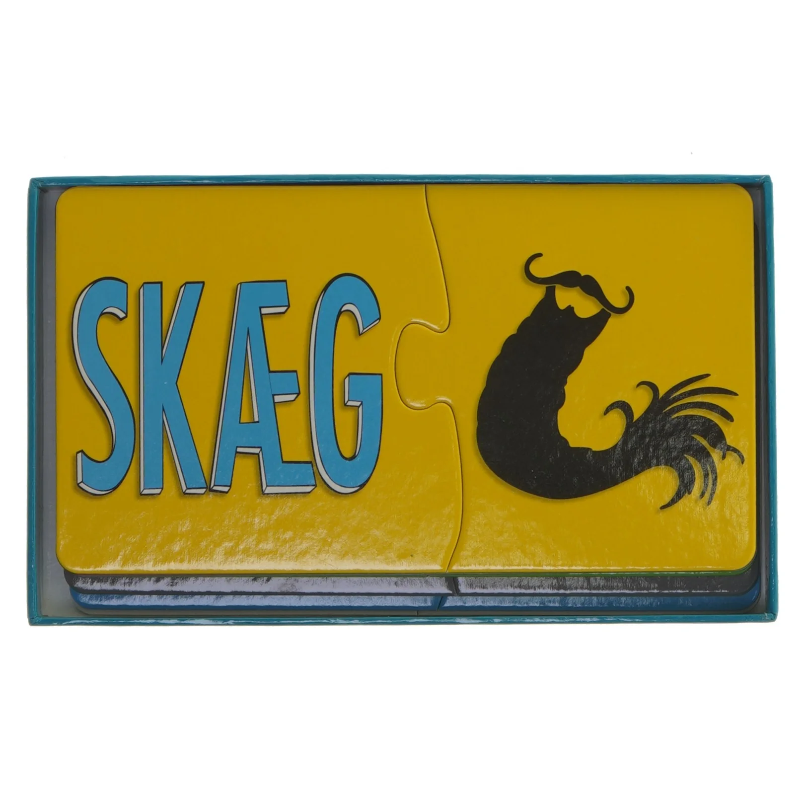 Mini stavespil med Hr. Skæg fra Krea (str. 20x12 cm)