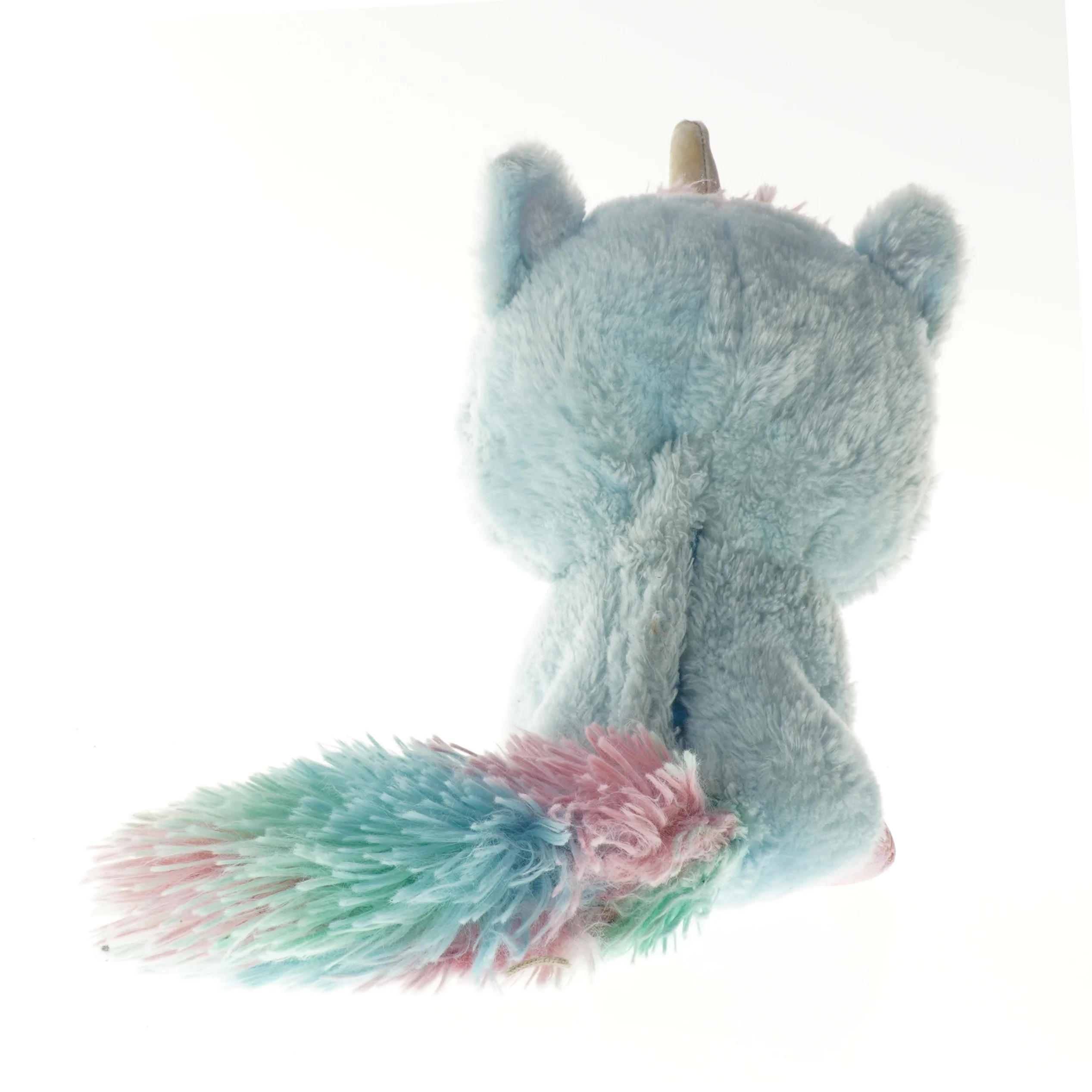 Blød enhjørning bamse (str. 32 cm)