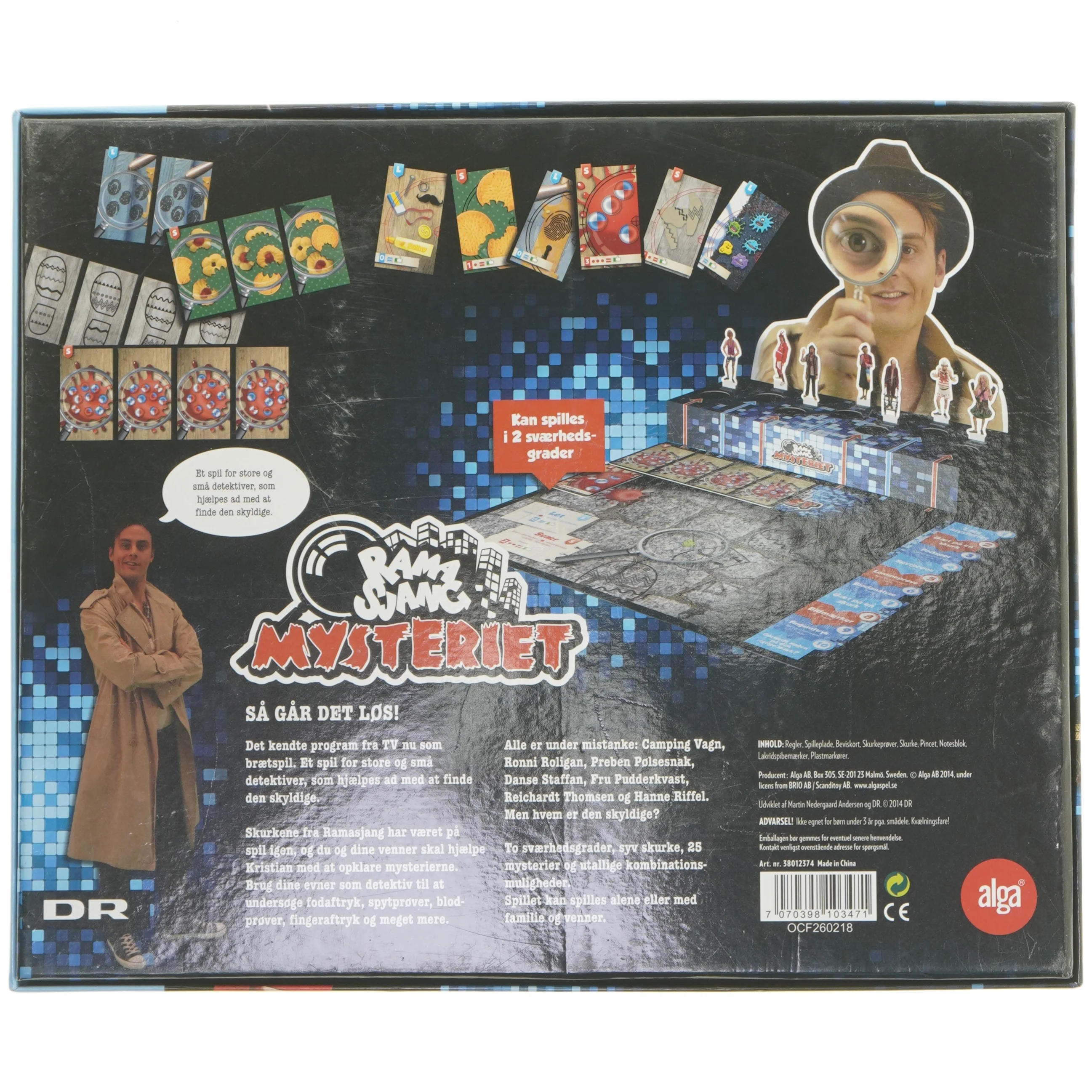 Ramajang Mysteriet brætspil fra Alga (str. 31,5x26 cm)