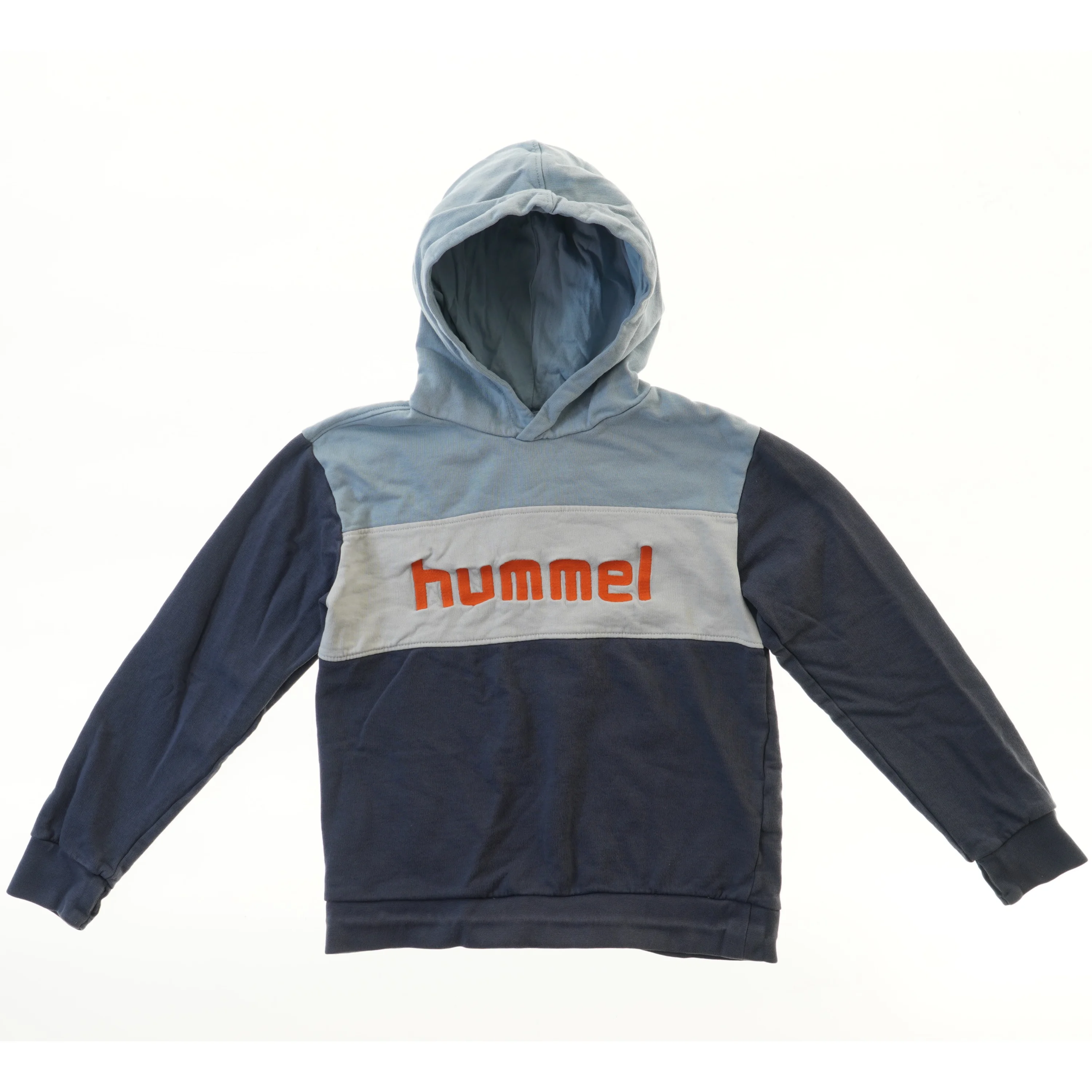 Hættetrøje med logo fra Hummel (str.  bryst 37 længde 46 cm)
