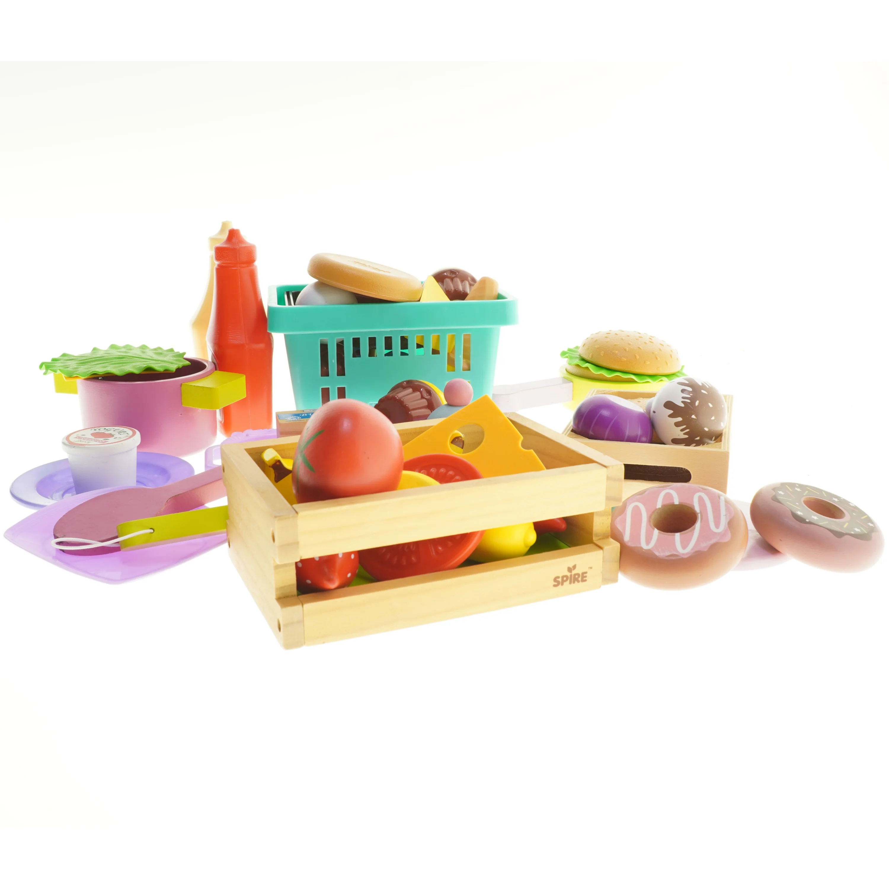 Legekøkken madvarer sæt