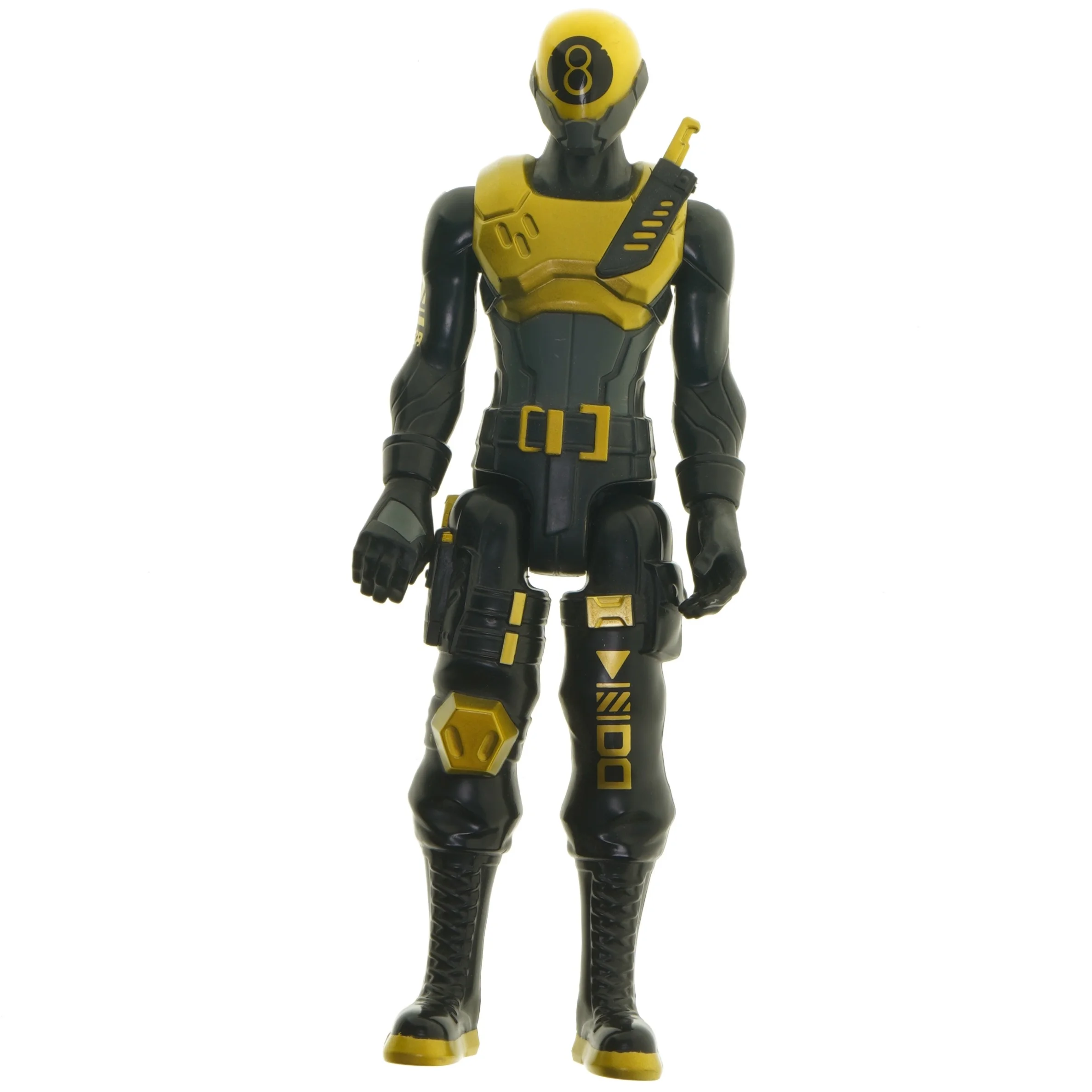 Actionfigur i sort og gul farve (str. 29,5 cm)