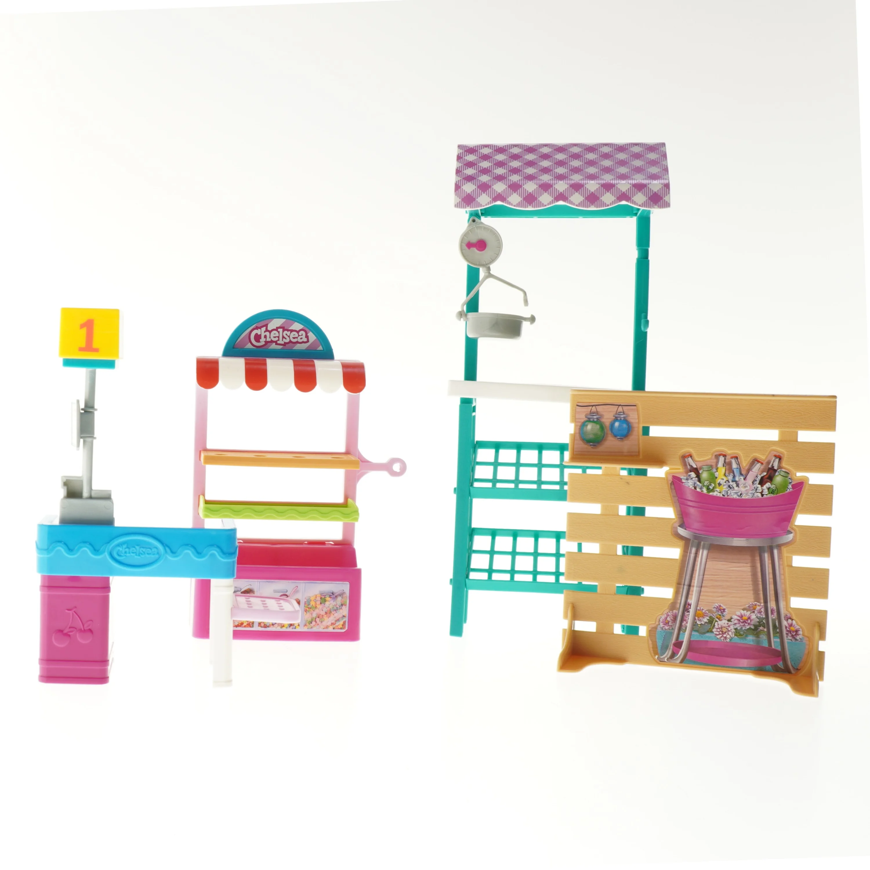 Mini markedsbod legesæt fra Barbie (str. 30x13 cm)