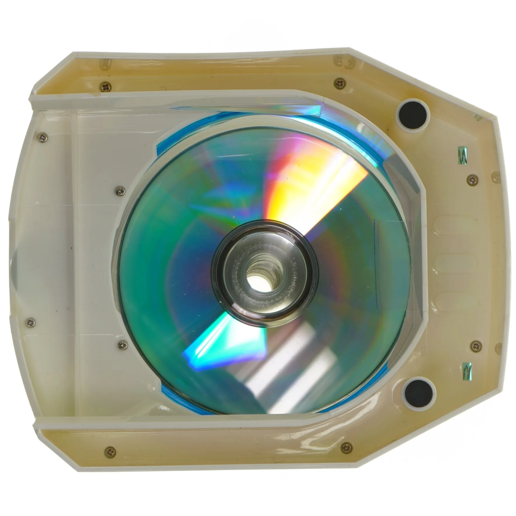 CD Medier i opbevaringsboks fra MediaRange (str. 23x20 cm) med knap til levering af 1 af gangen