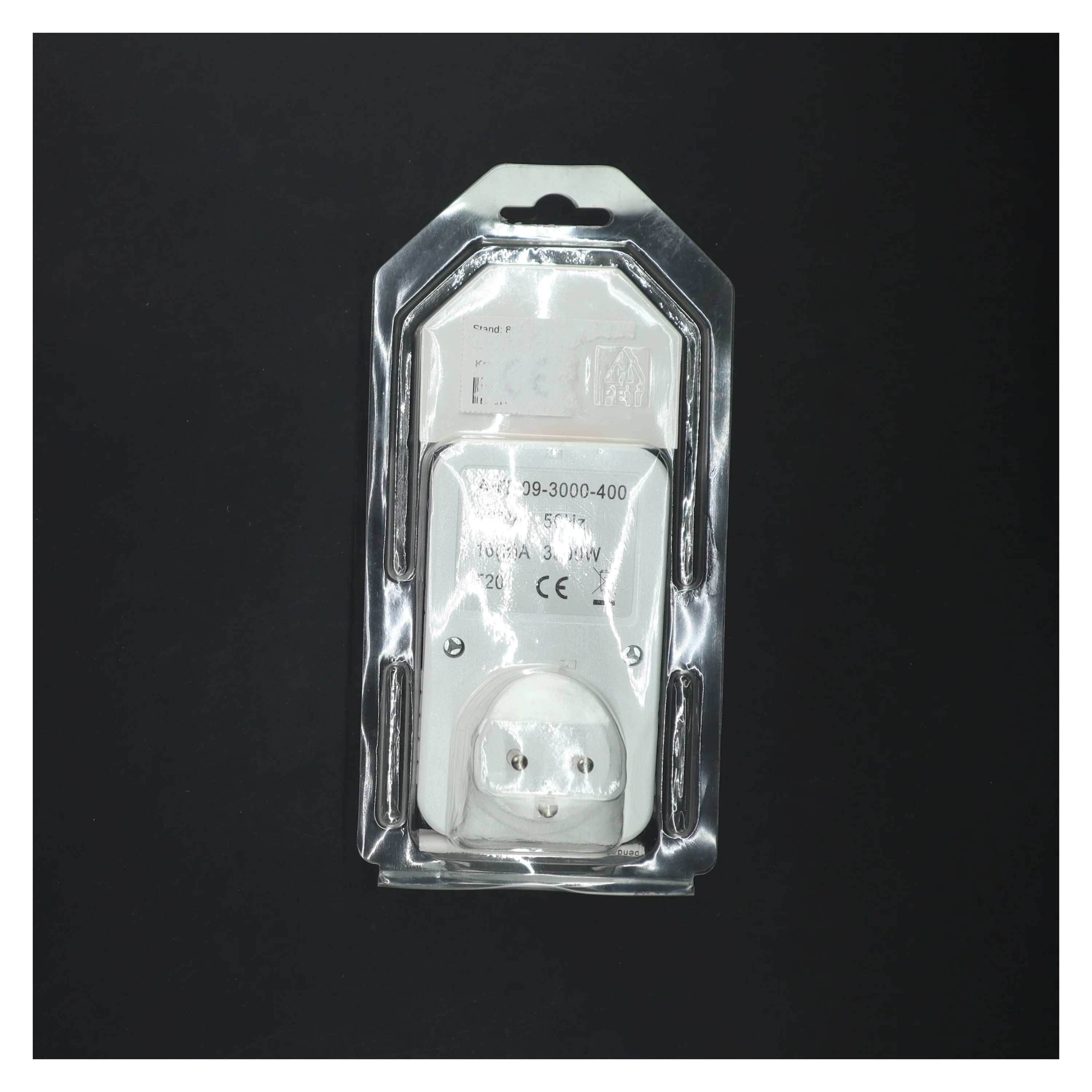 Digital timer stikkontakt fra DONG Energy (str. 12x7,5 cm)