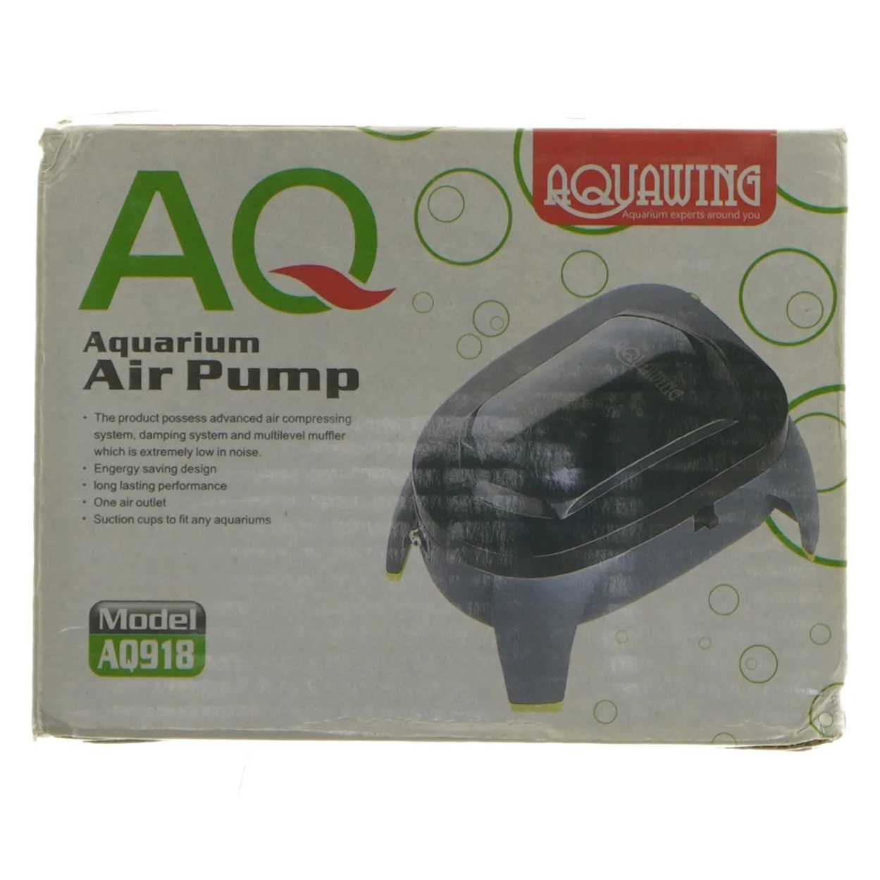 Aquarium luft pumpe fra Aquawing (str. 11x8,5 cm)