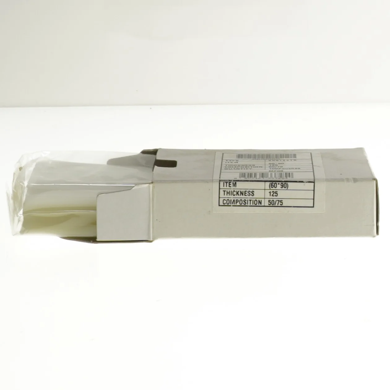 Laminatposer 100 stk (str. 10x7 cm)  til visir kort mv.