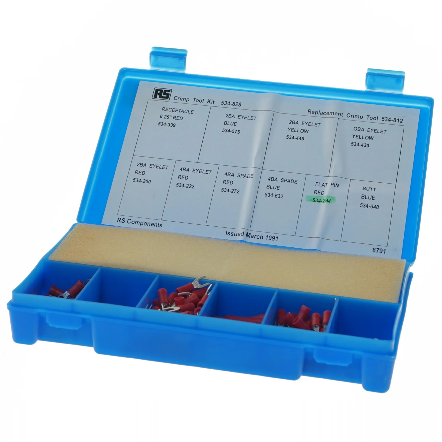 Crimper værktøjssæt fra RS (str. 3,5x21,5x12,5 cm)