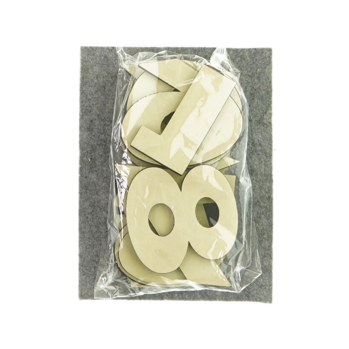 Skumtal 1-9, fx til vægur, selvklæbende 