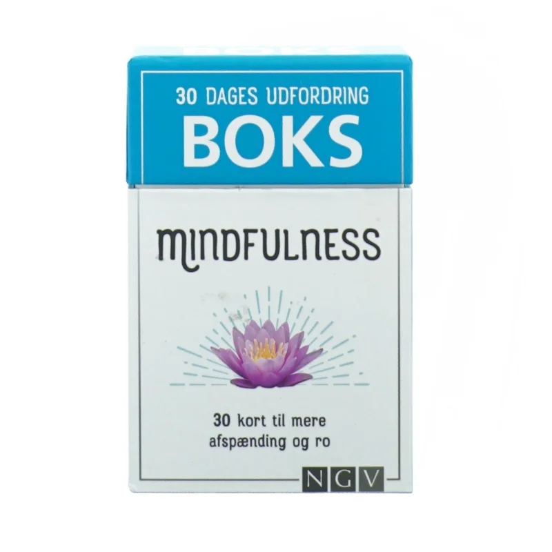 Mindfulnesss - 30 dages udfordringsboks (str. 17 x 11 cm)