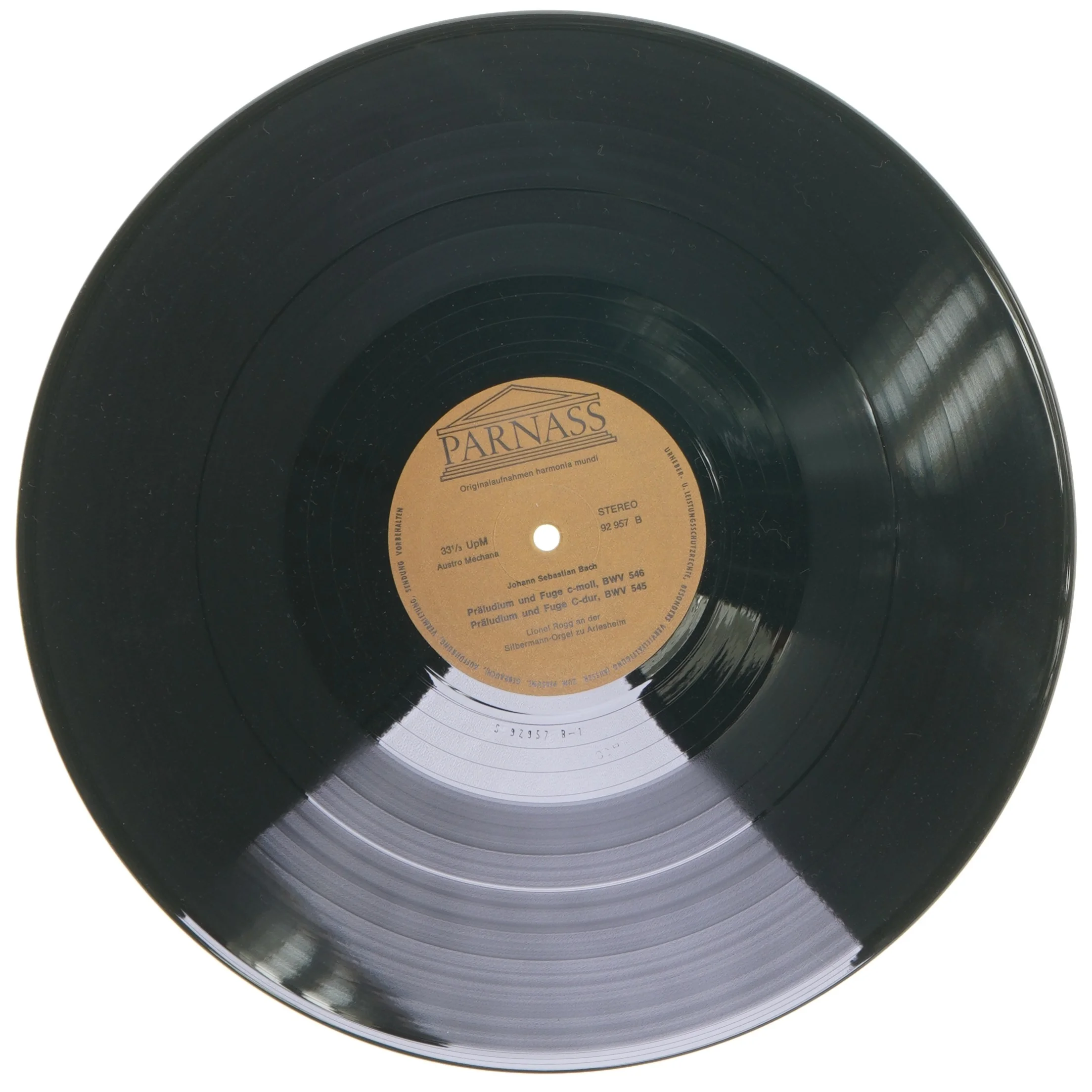 Johann Sebastian Bach Præludien und Fugen LP fra Parnass