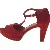Røde højhælede sandaler fra Graceland (str. 41 )