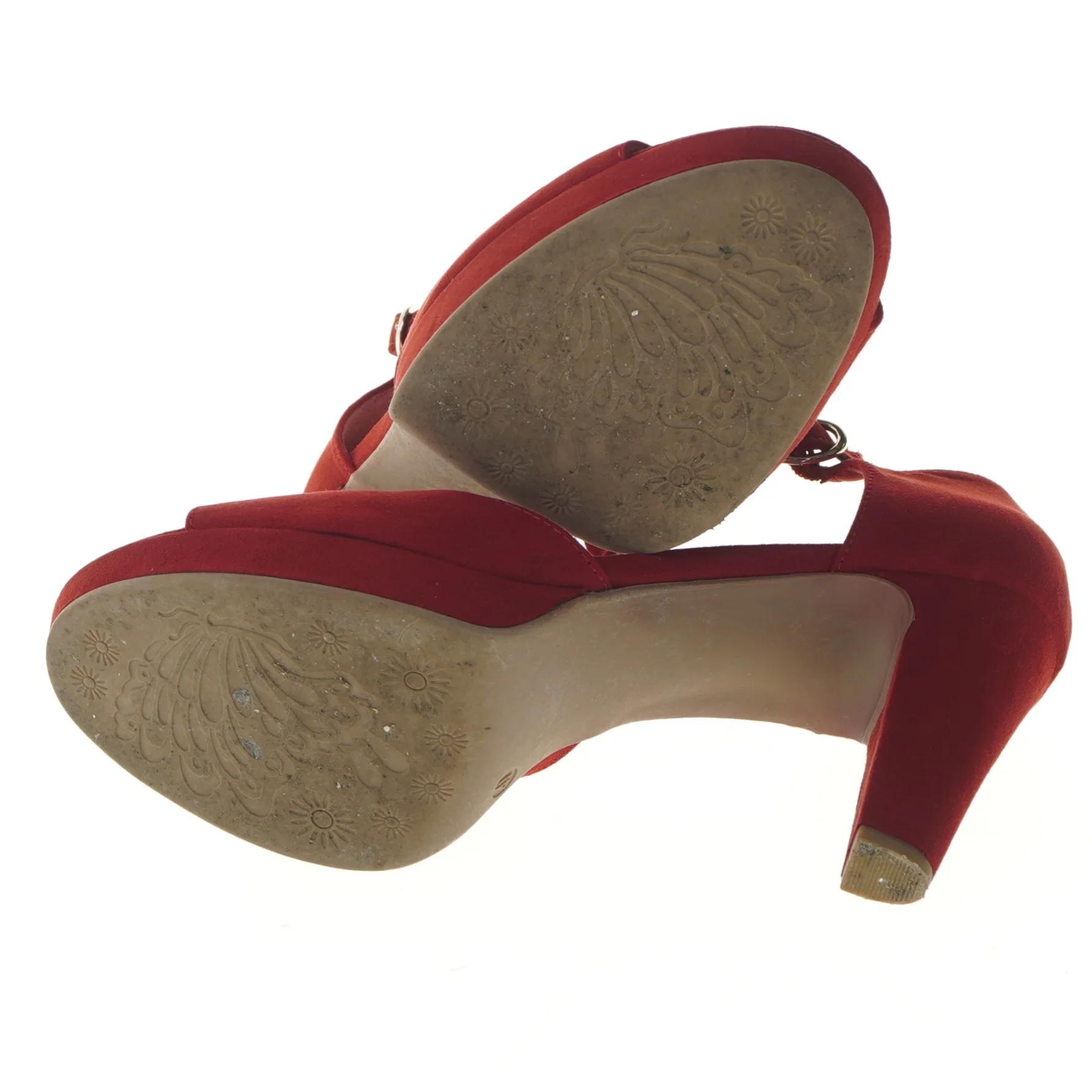 Røde højhælede sandaler fra Graceland (str. 41 )