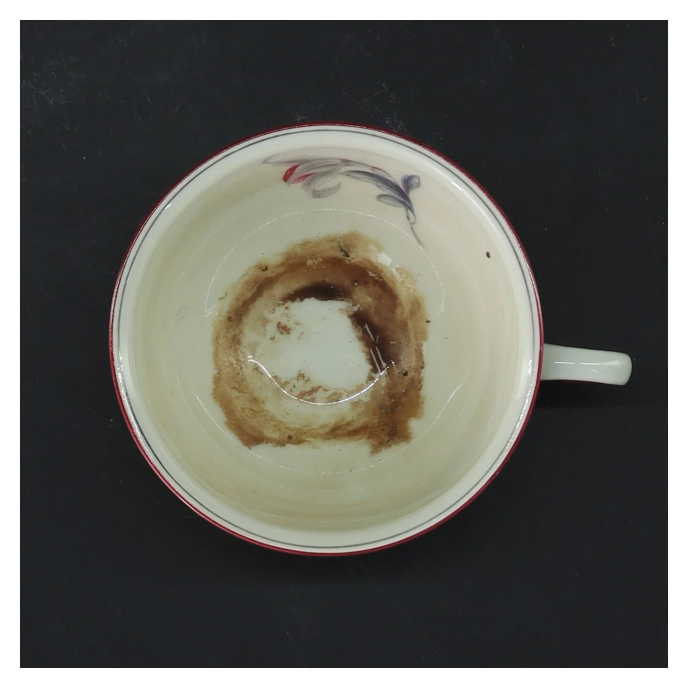 Porcelænskop med blomstermønster fra Rosenthal (str. Ø 9,5 cm)