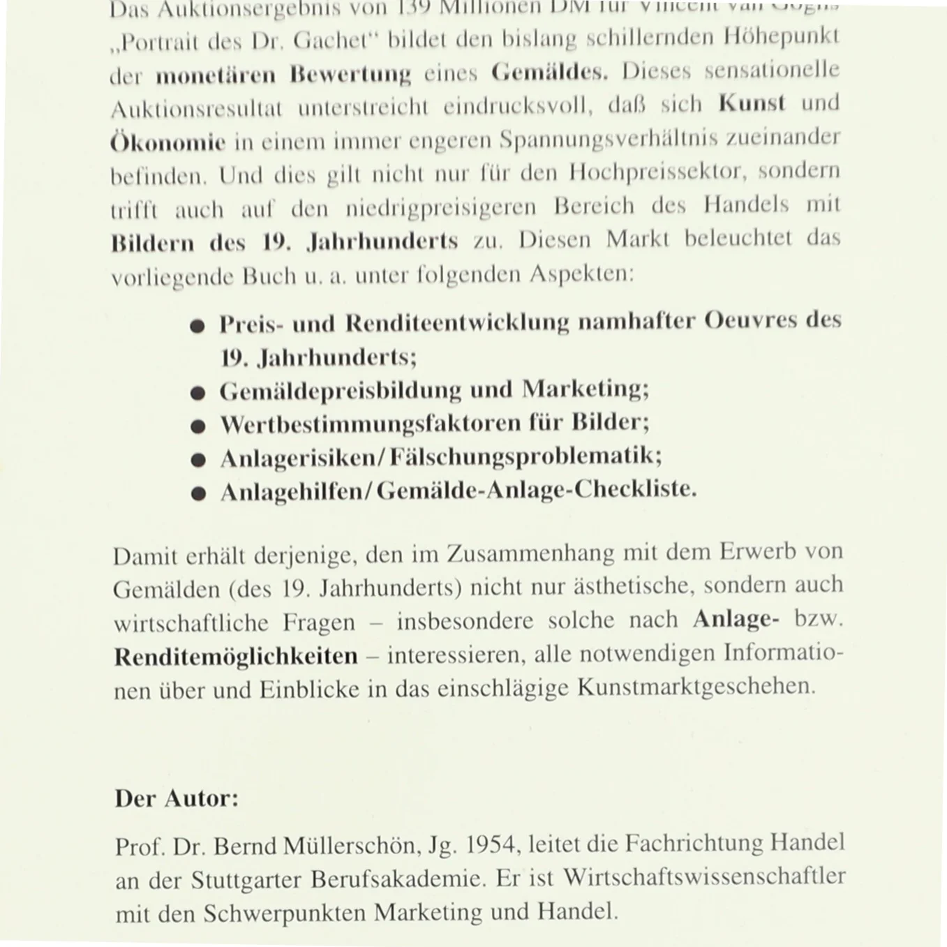 Gemälde als erfolgreiche Kapitalanlage af Bernd Müllersöhn (Bog)