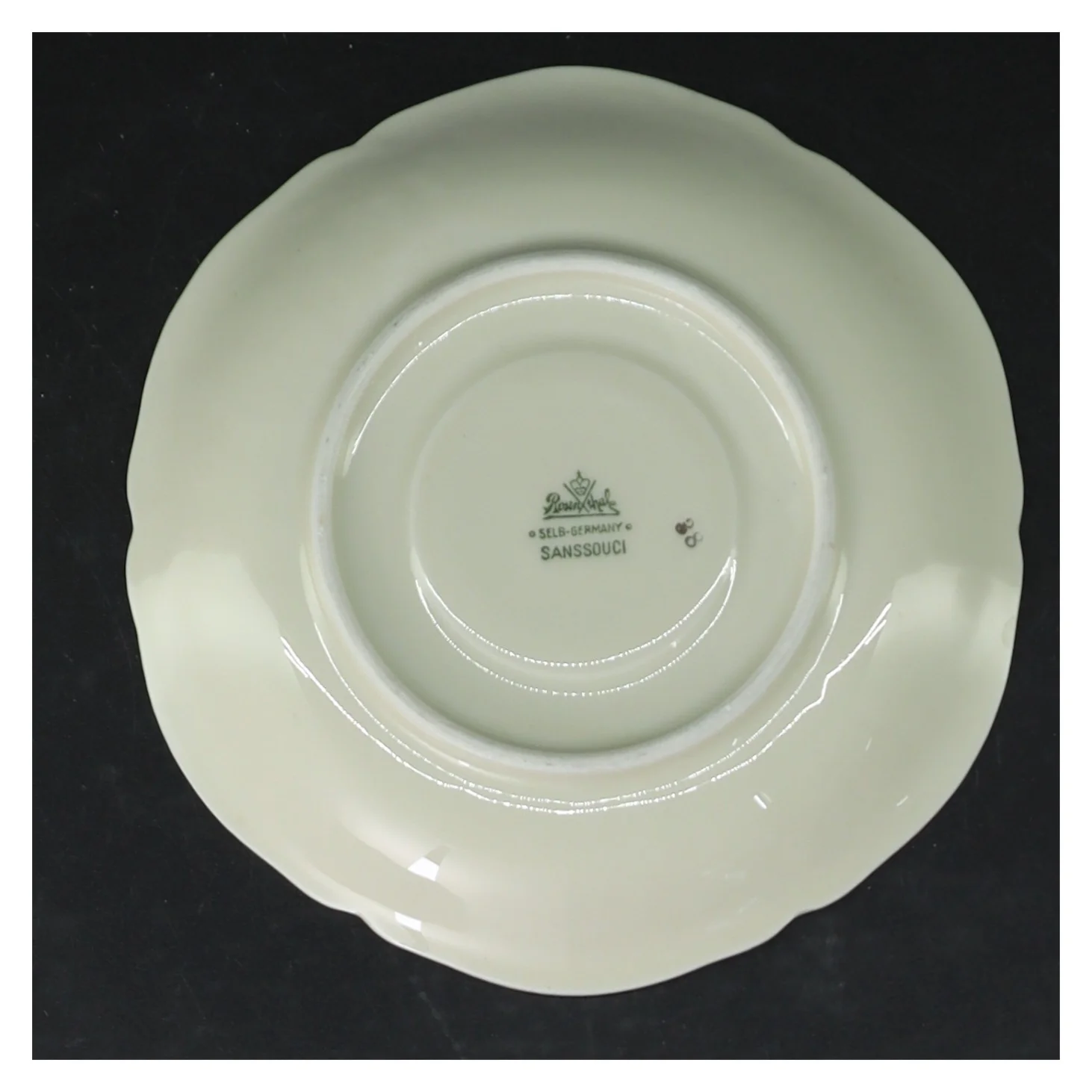 Rosenthal Sanssouci tallerken med guldkant fra Rosenthal (str. Ø. 15 cm)