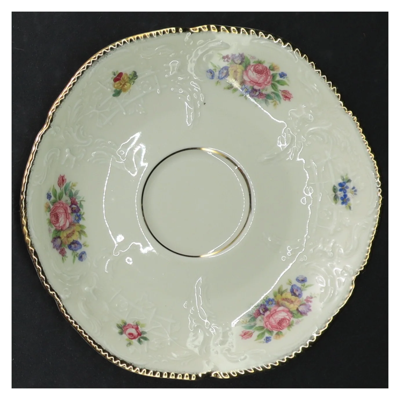 Rosenthal Sanssouci tallerken med guldkant fra Rosenthal (str. Ø. 15 cm)