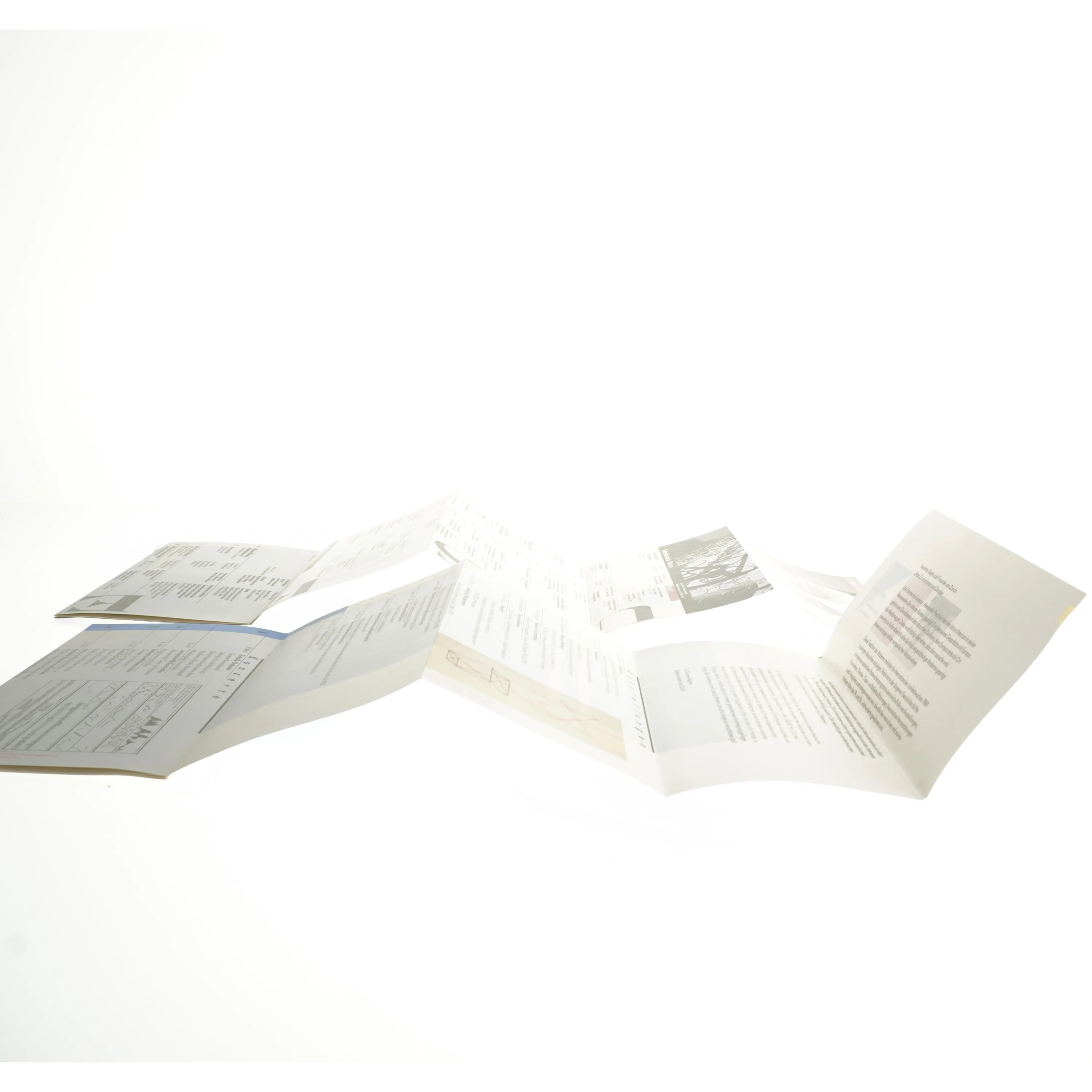 Informationsbrochurer fra Zürich