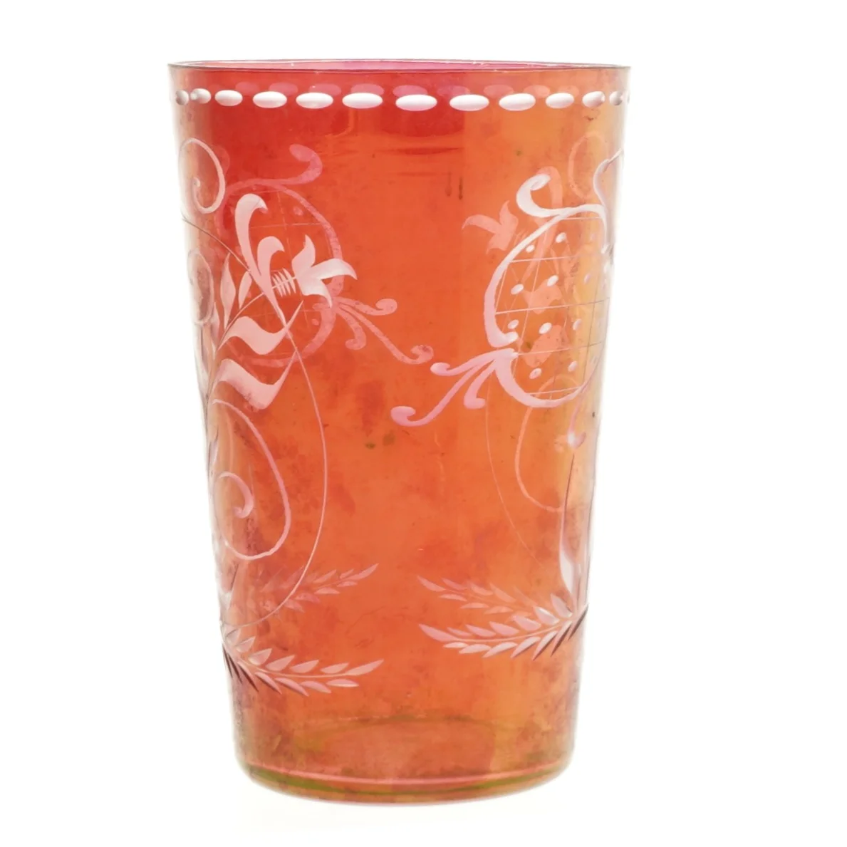 Dekorativ glasvase (str. 16x7,5 cm)