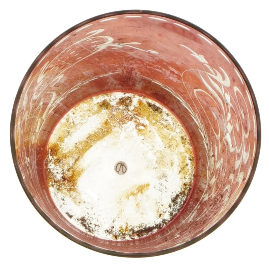 Dekorativ glasvase (str. 16x7,5 cm)